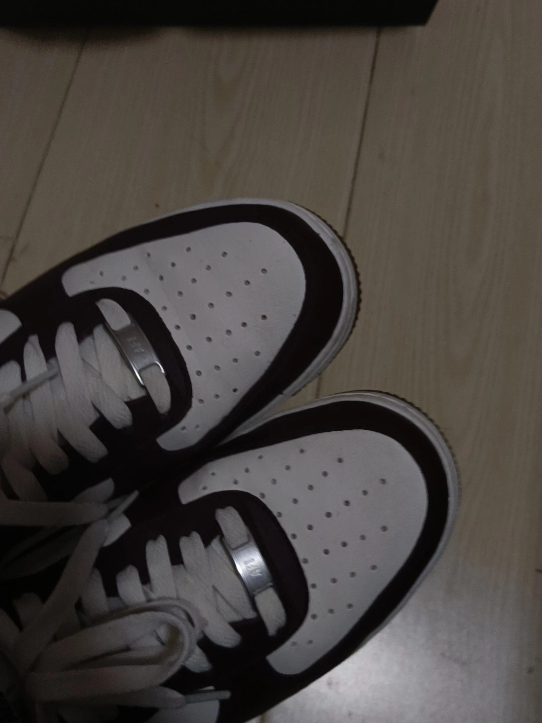 custom review-Nike Air FORCE 1 COLLEGE Пачка Нижняя юбка Резистентный Низкий Топ Скейтбординг Кроссовки Мужские Белый EAGLE Красный