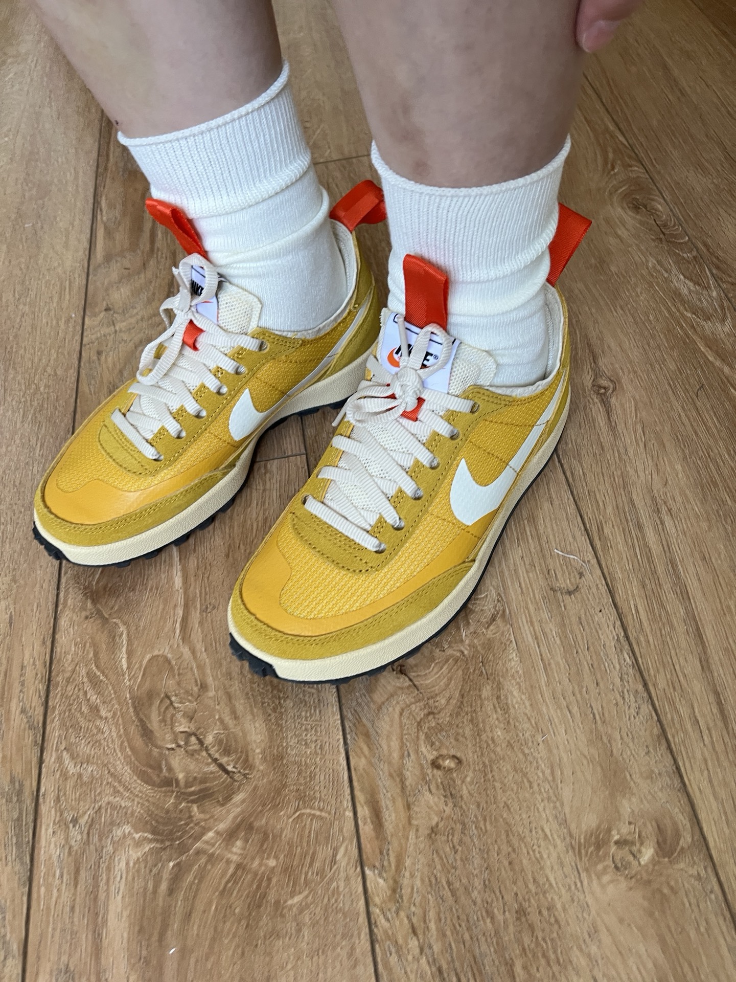 custom review-Tom Sachs x Nike General Purpose Shoe Tom Sachs X NikeCraft General PURPOSE Обувь Низкий Топ Повседневная обувь Женская Желтая