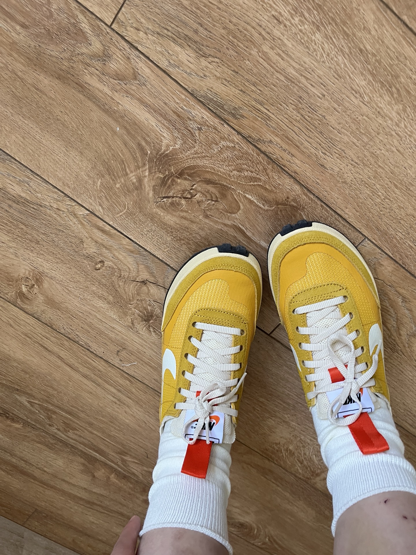 custom review-Tom Sachs x Nike General Purpose Shoe Tom Sachs X NikeCraft General PURPOSE Обувь Низкий Топ Повседневная обувь Женская Желтая