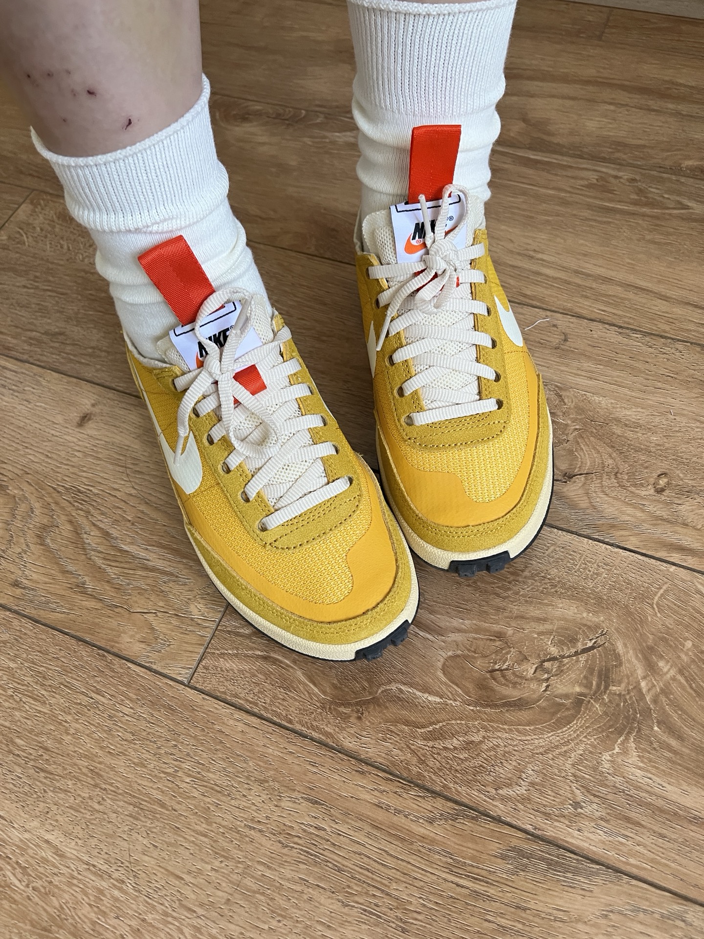 custom review-Tom Sachs x Nike General Purpose Shoe Tom Sachs X NikeCraft General PURPOSE Обувь Низкий Топ Повседневная обувь Женская Желтая