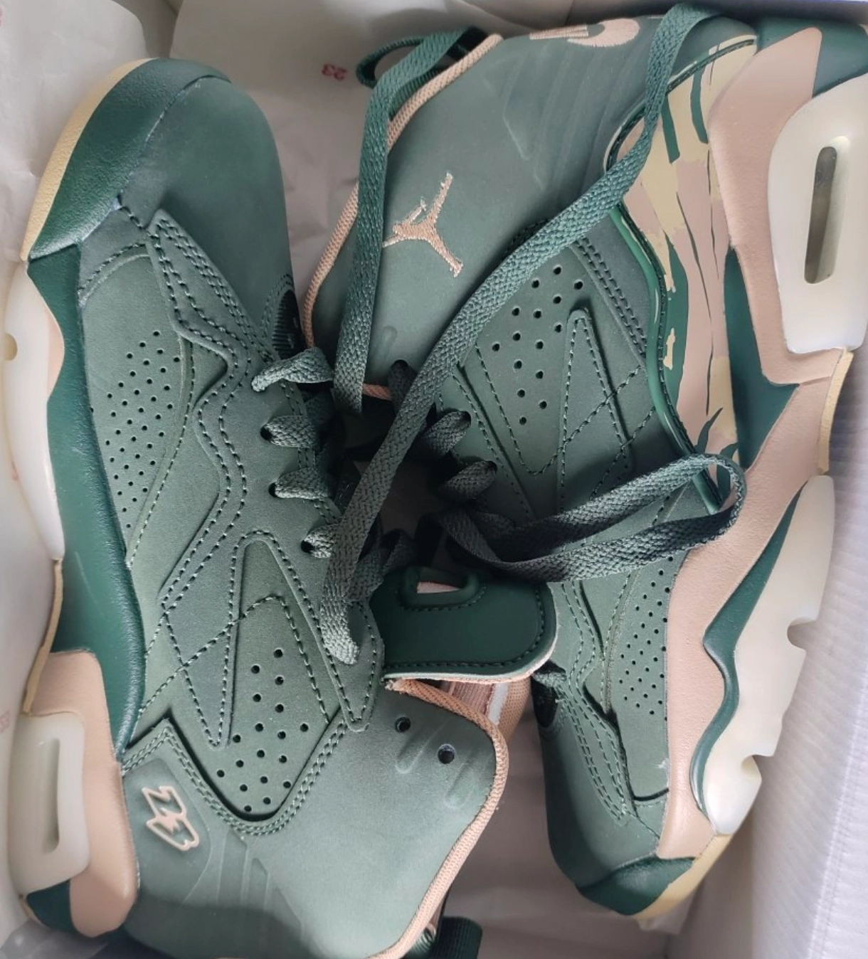 custom review-Jordan Jumpman MVP Износостойкий и Легкий MID Баскетбольные кроссовки Женские Бежево-зеленый