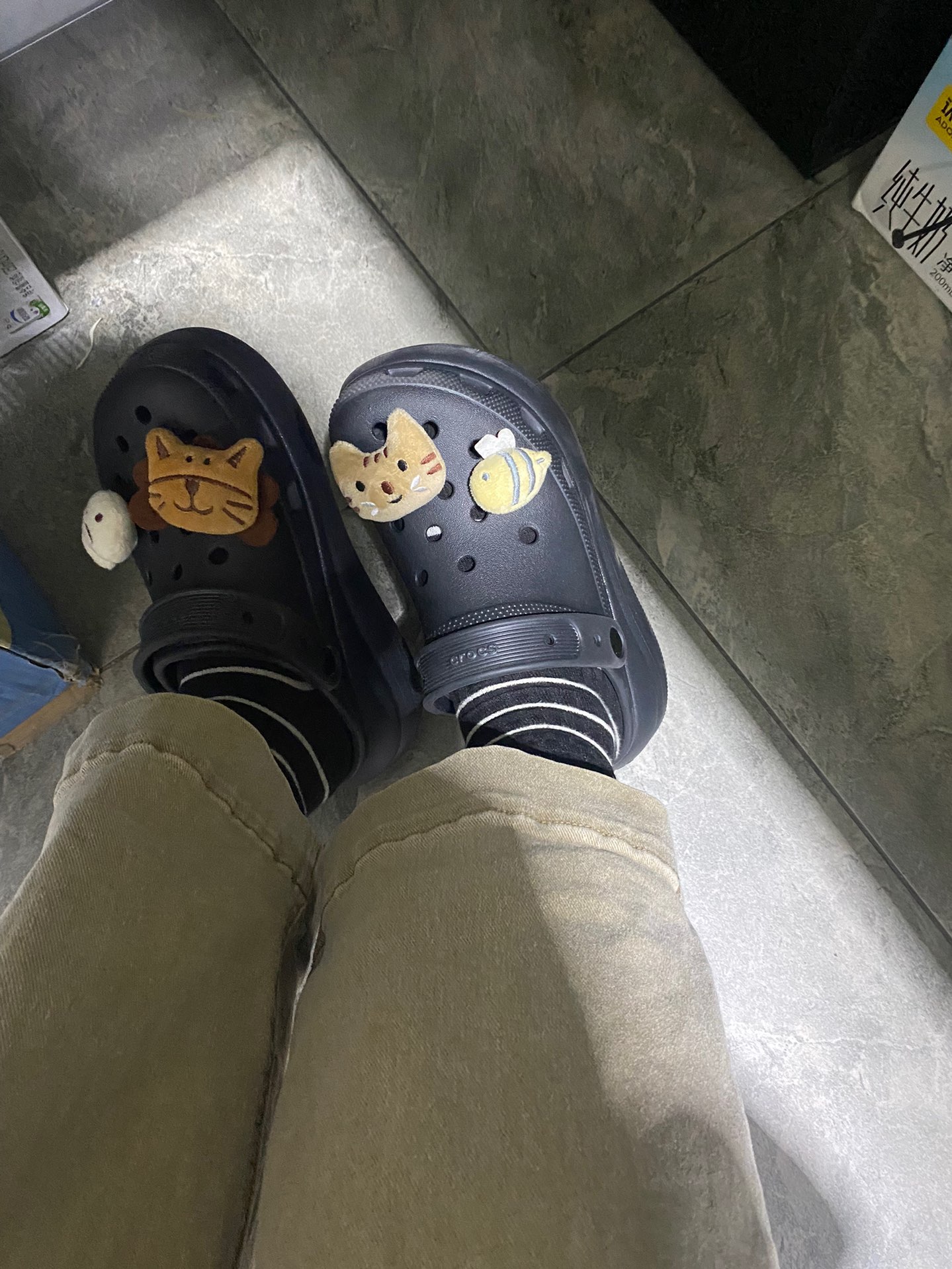 custom review-Crocs Классический Crush Clog 5,2cm Унисекс Черный