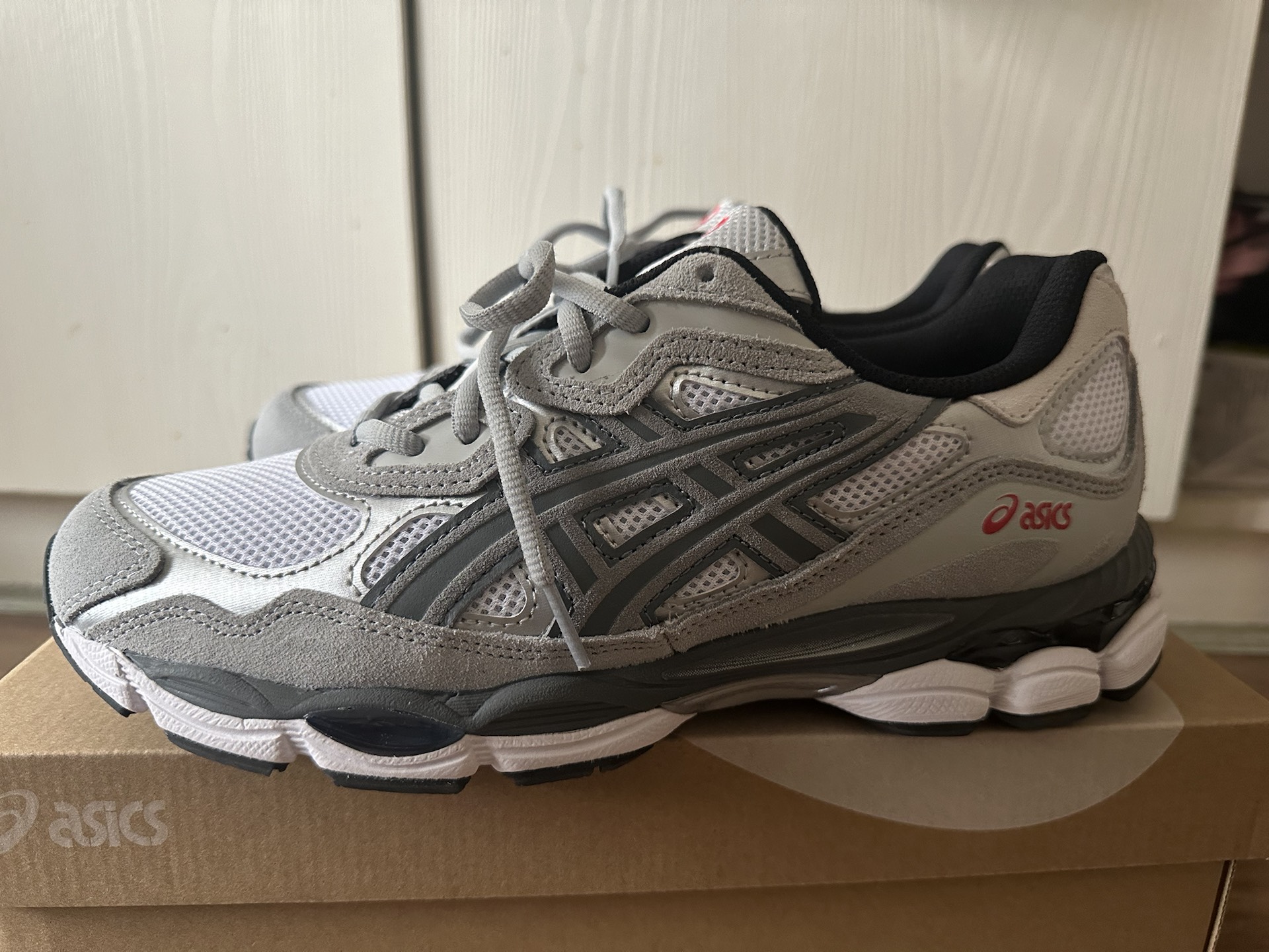 custom review-ASICS Gel NYC Collection Низкий Топ Повседневная Обувь Унисекс Серый