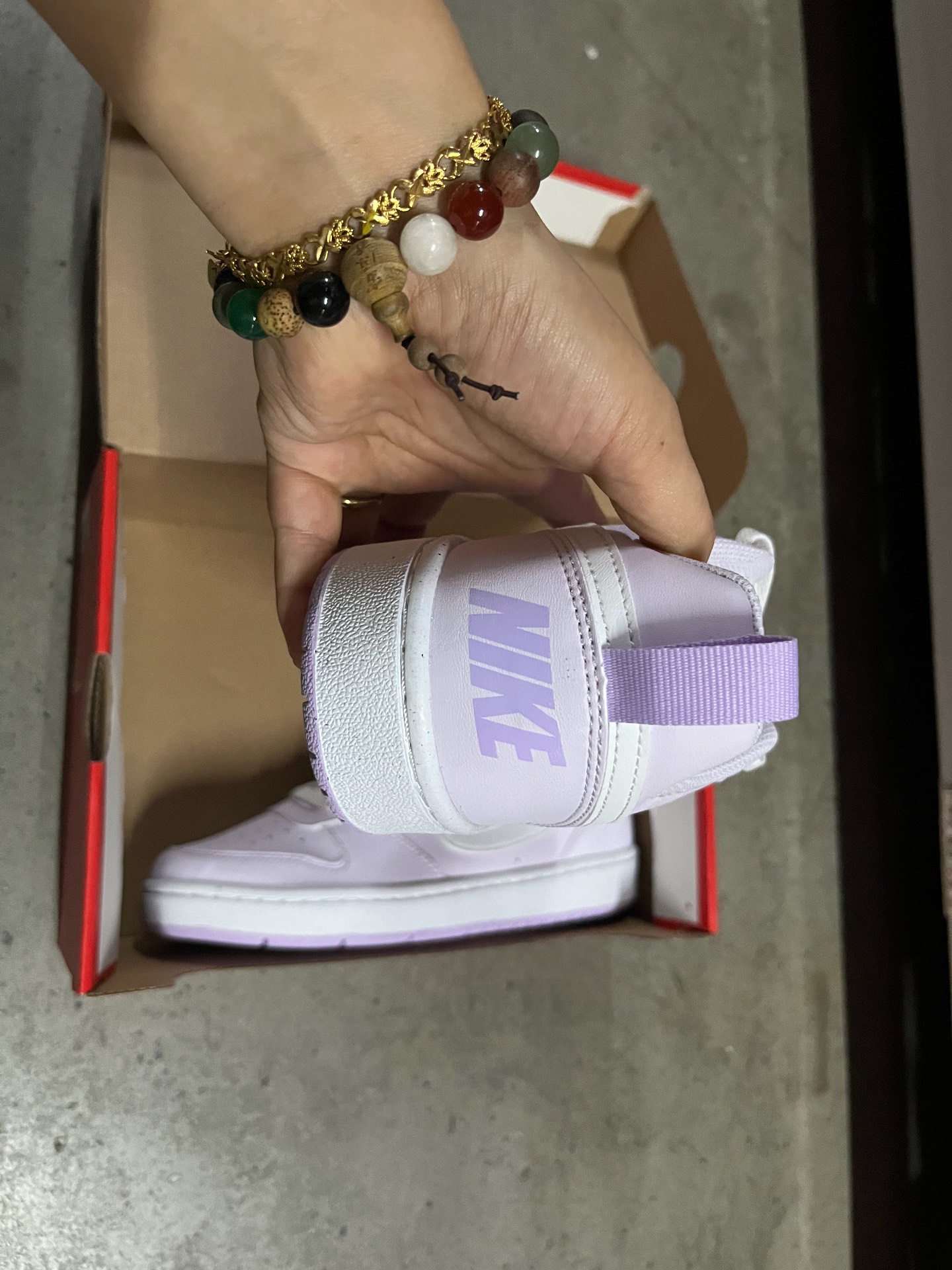 court borough low 耐克女鞋低帮香芋紫休闲板鞋