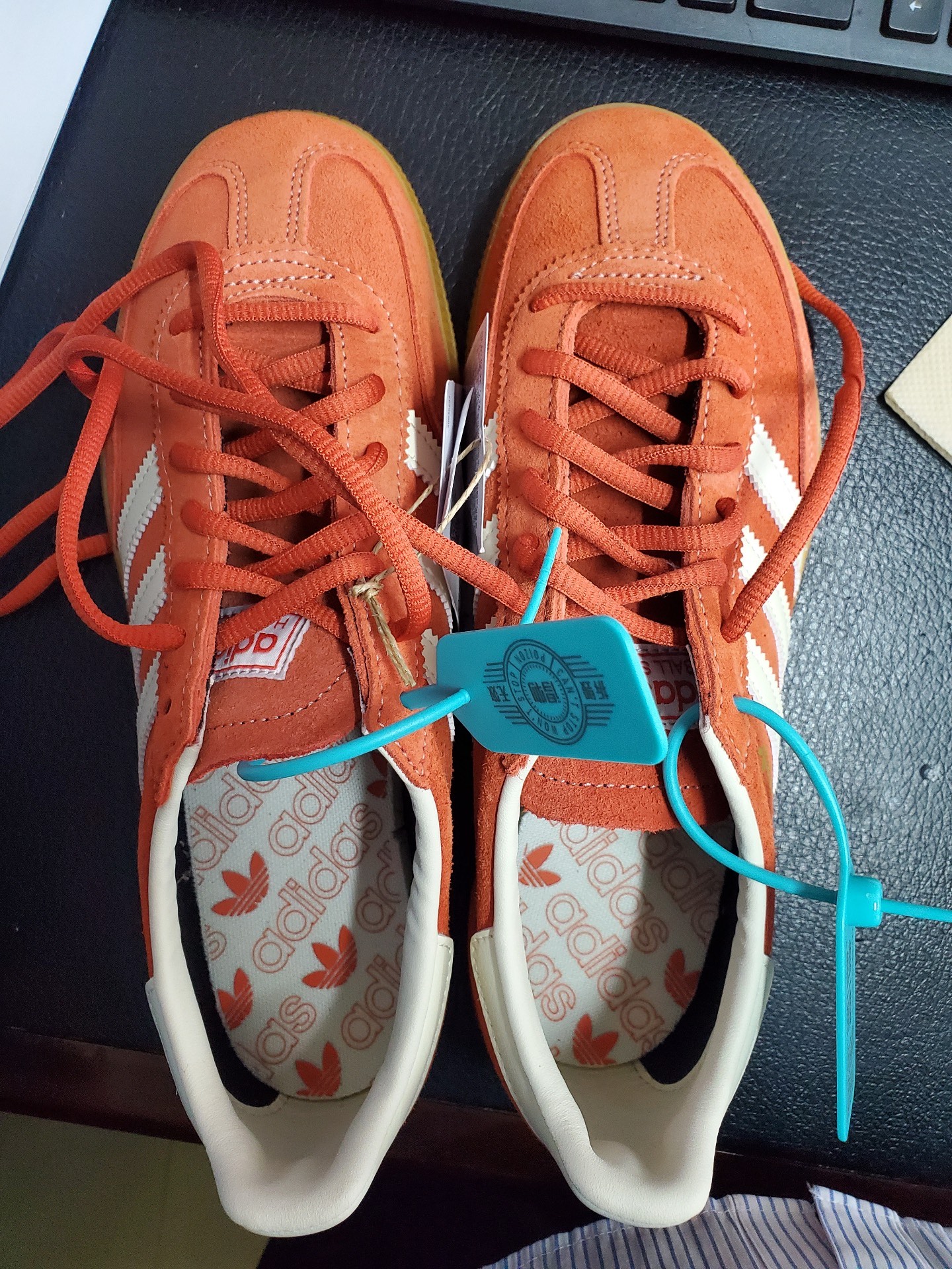 custom review-Adidas Originals HANDBALL SPEZIAL Аbrasion Resistant MID Топ Скейтборд Кроссовки Унисекс Красный Белый