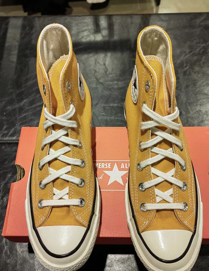 custom review-Converse Chuck 70 Taylor Устойчивые к истиранию высокие кеды унисекс цвет опавших листьев