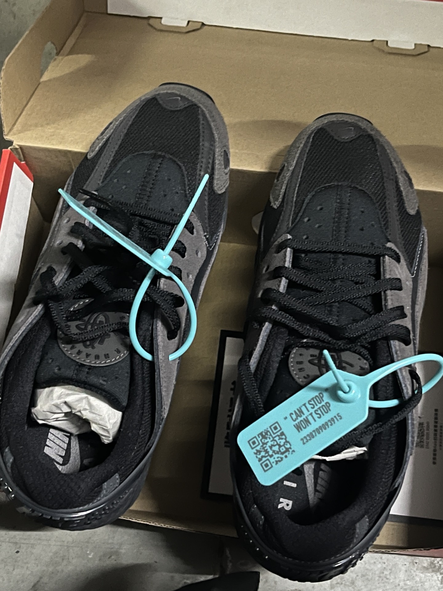 custom review-Nike Air Huarache Low Топ Повседневный Городской Коммутер Беговые кроссовки Унисекс Черный