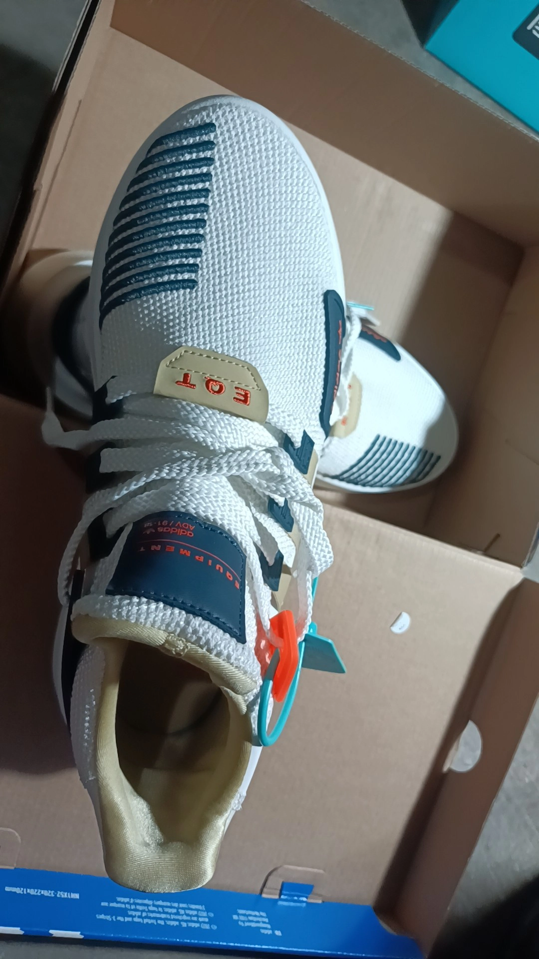 custom review-Adidas Originals Eqt Bask Adv Амортизация Износостойкий MID Топ Повседневная обувь Унисекс Белый Оранжевый