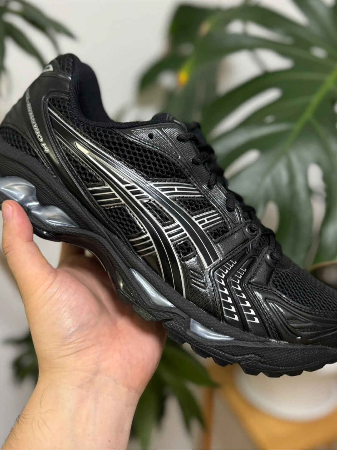 custom review-Asics Gel Kayano 14 Black Pure Silver