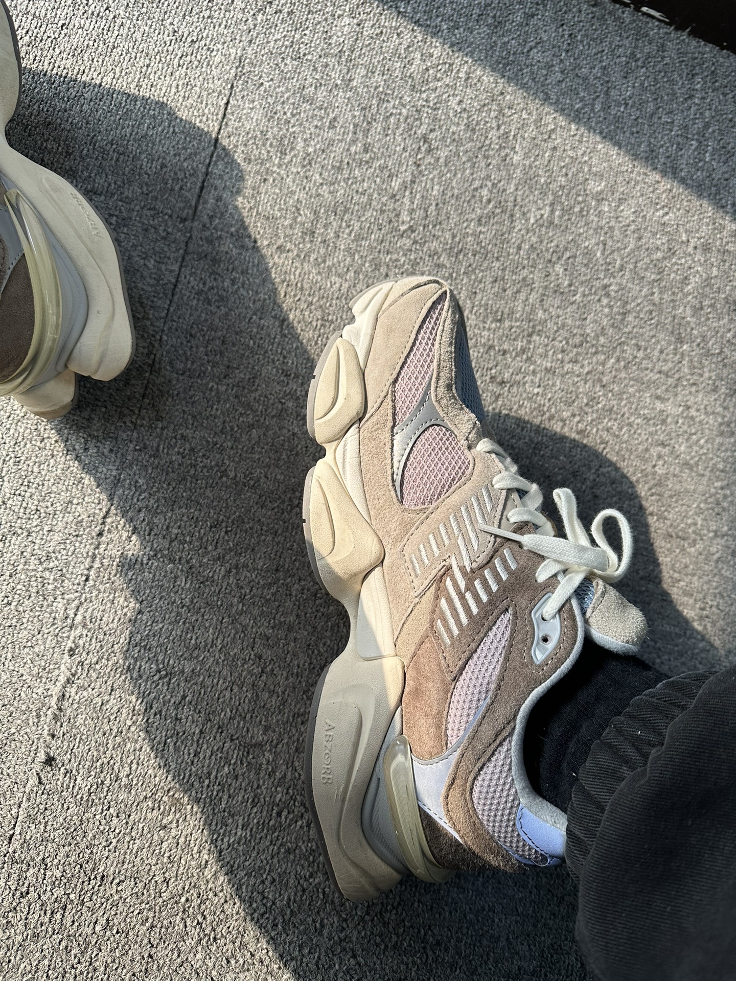 custom review-New Balance NB 9060 Амортизация Низкий Топ Casual Унисекс Коричневый Синий