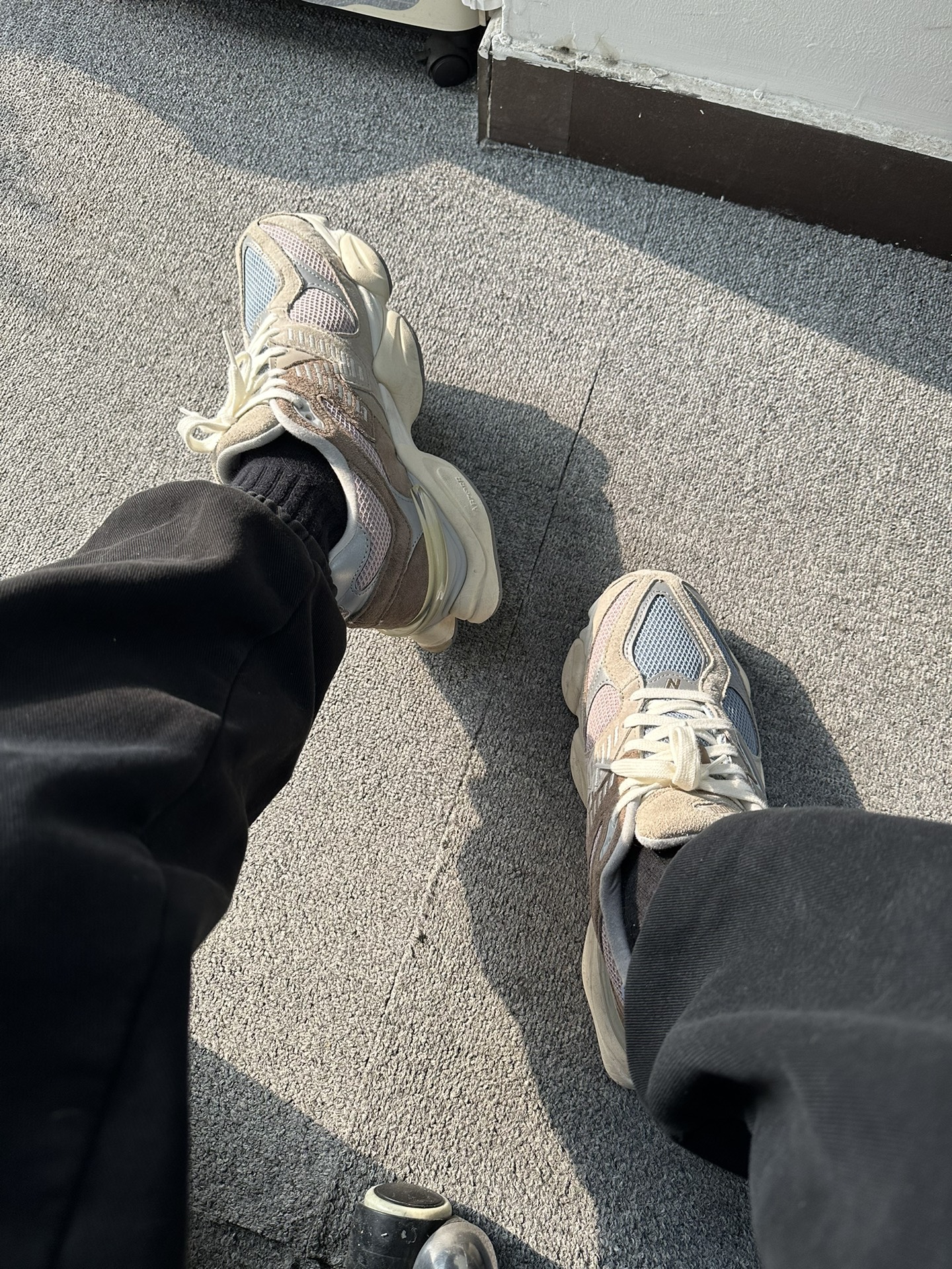 custom review-New Balance NB 9060 Амортизация Низкий Топ Casual Унисекс Коричневый Синий