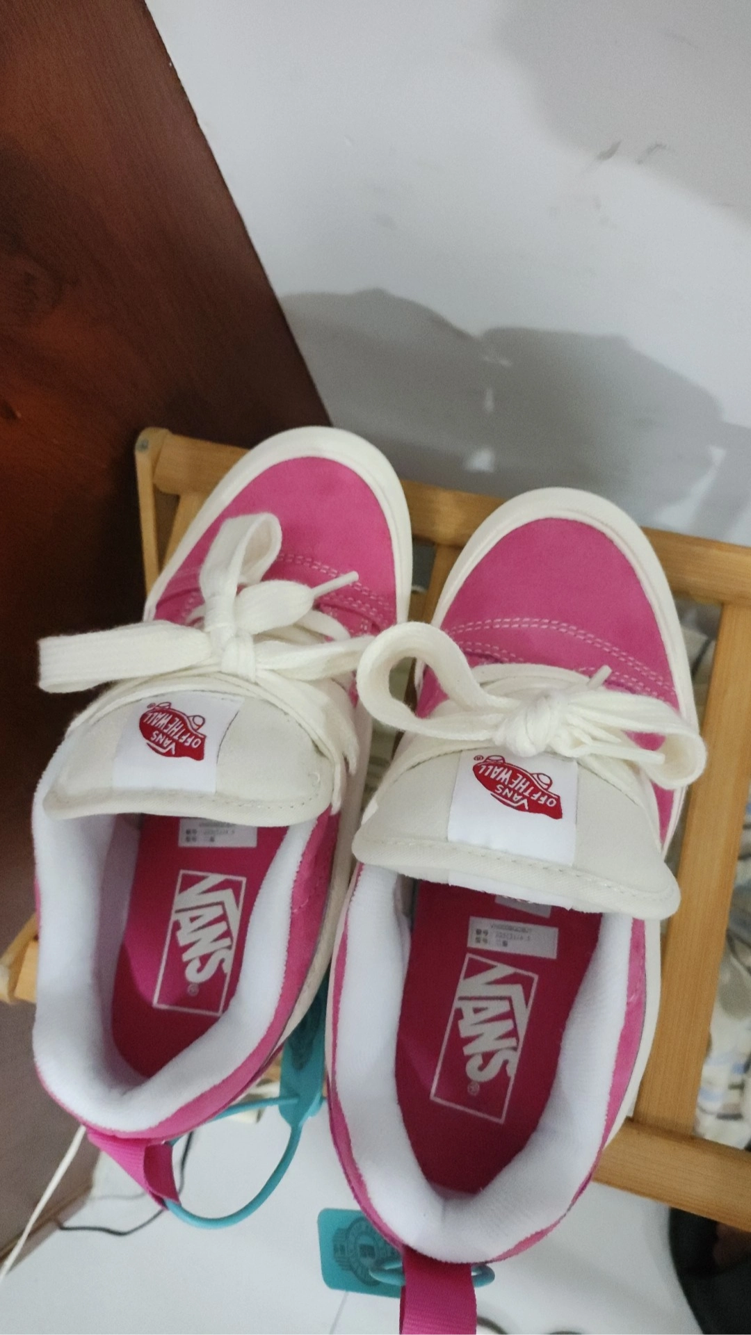custom review-Vans Knu Skool Устойчивые к истиранию низкие скейтбордические кроссовки унисекс розовые
