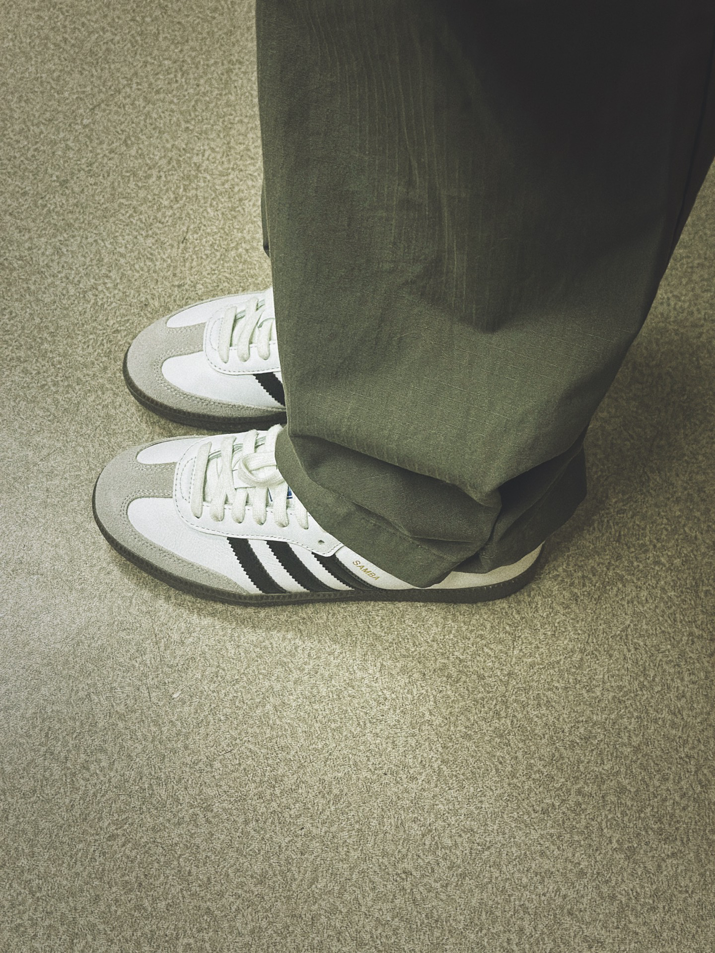 custom review-adidas originals Samba OG Cloud White Core Black