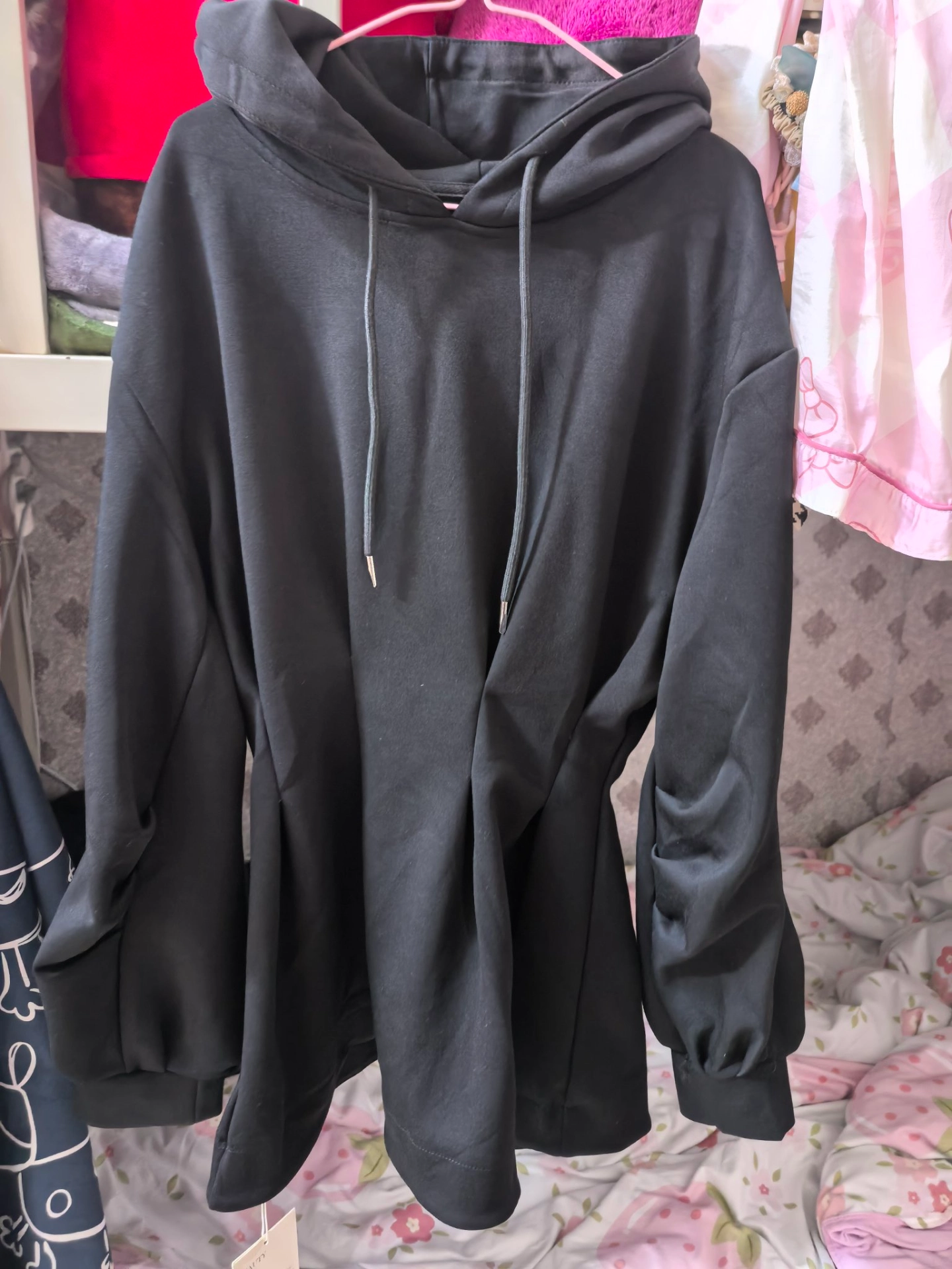 custom review-LEMON FAIRY Длинное платье с длинными рукавами женское черное