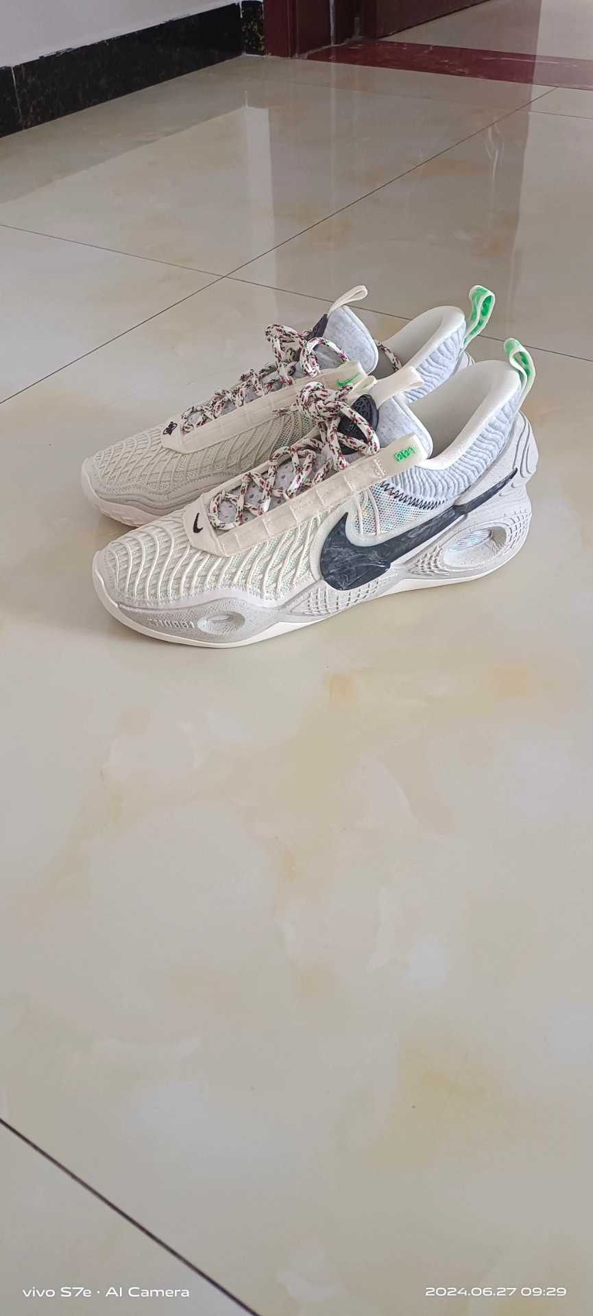 custom review-Nike Cosmic Unity 1 Low Топ Баскетбольные кроссовки для игры Унисекс Экрю Международная версия