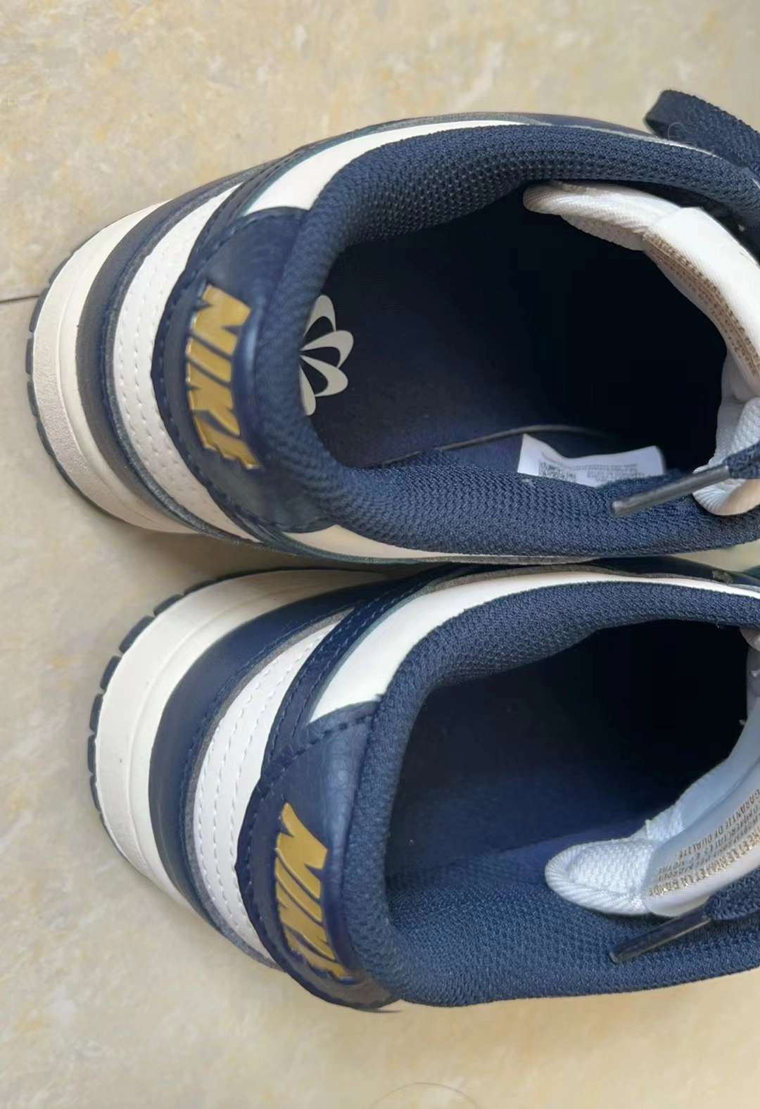 custom review-Nike Dunk Low Топ Скейтборд Кроссовки Женские Синие Белые