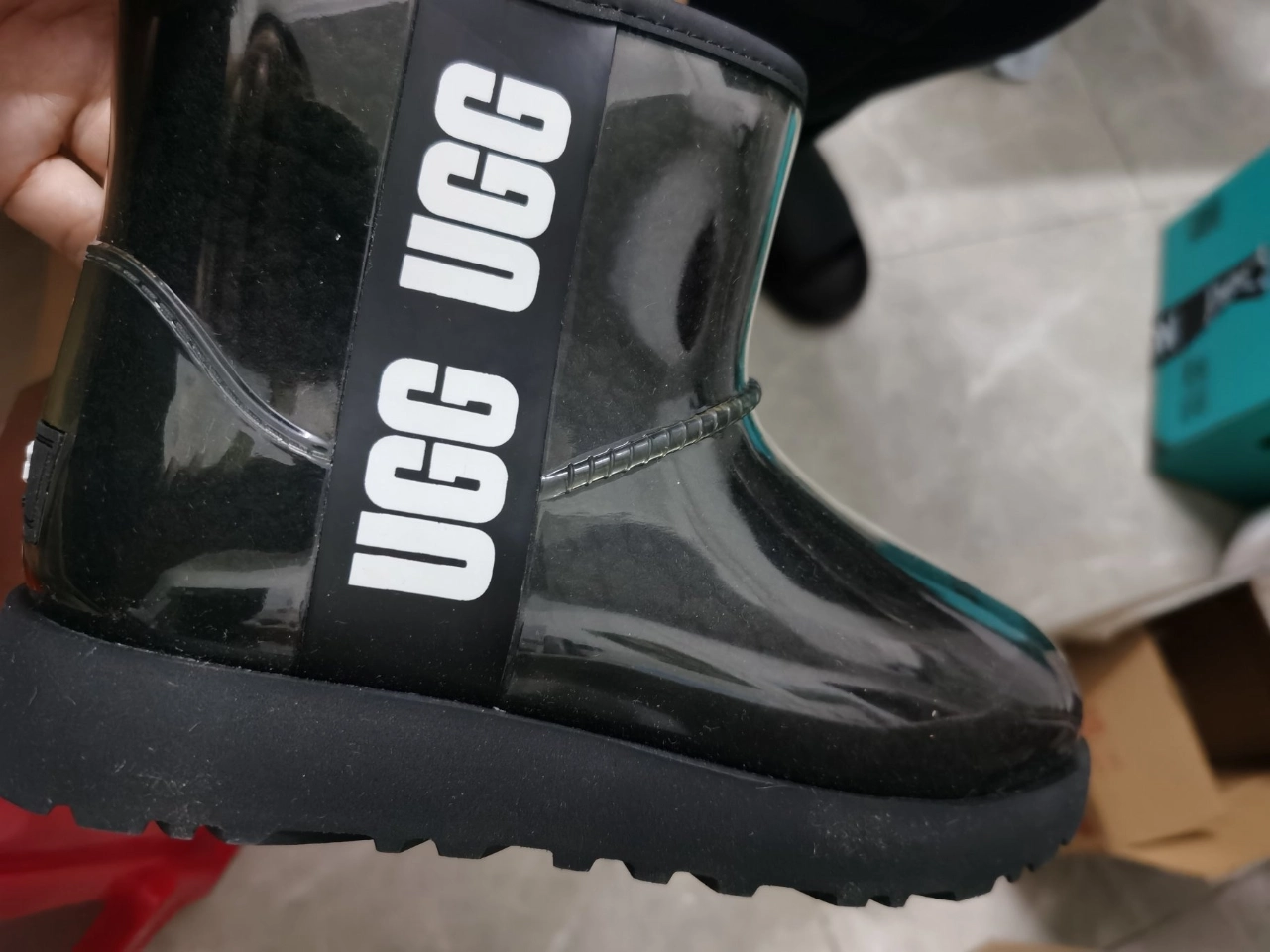 custom review-UGG CLASSIC CLEAR MINI Термостойкие Короткие Снежные Ботинки Женские Черные