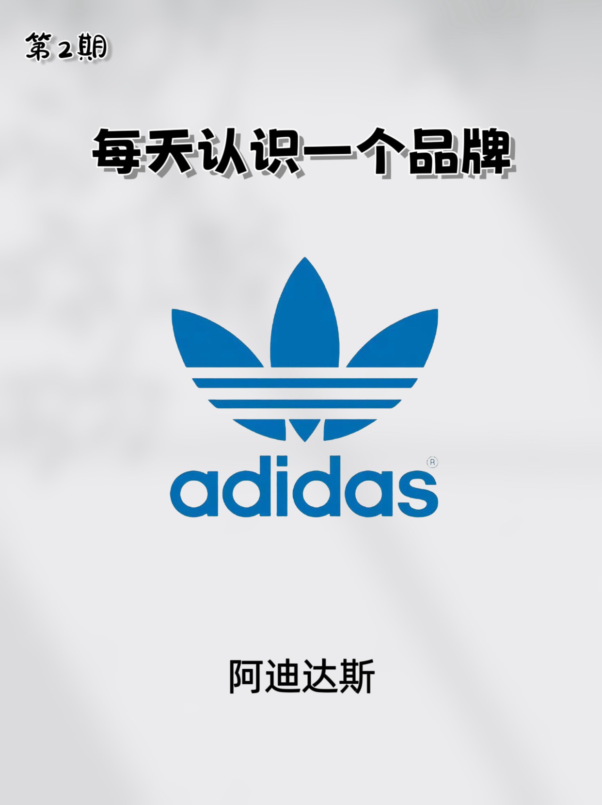 每天认识一个品牌(阿迪达斯adidas)三叶草