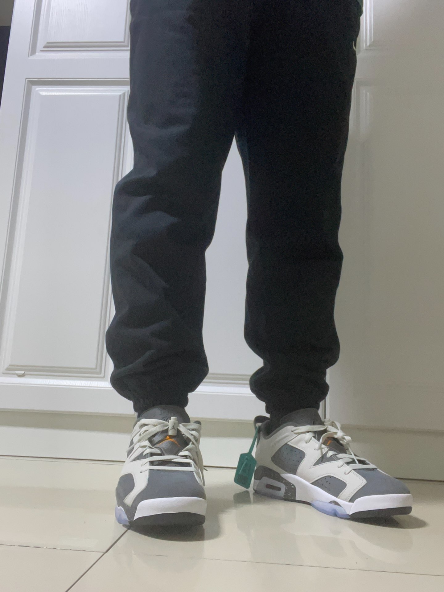 custom review-Jordan Air Jordan 6 Low 'PSG' Paris Saint Germain Low Топ Винтажные баскетбольные кроссовки Мужской Серый Белый