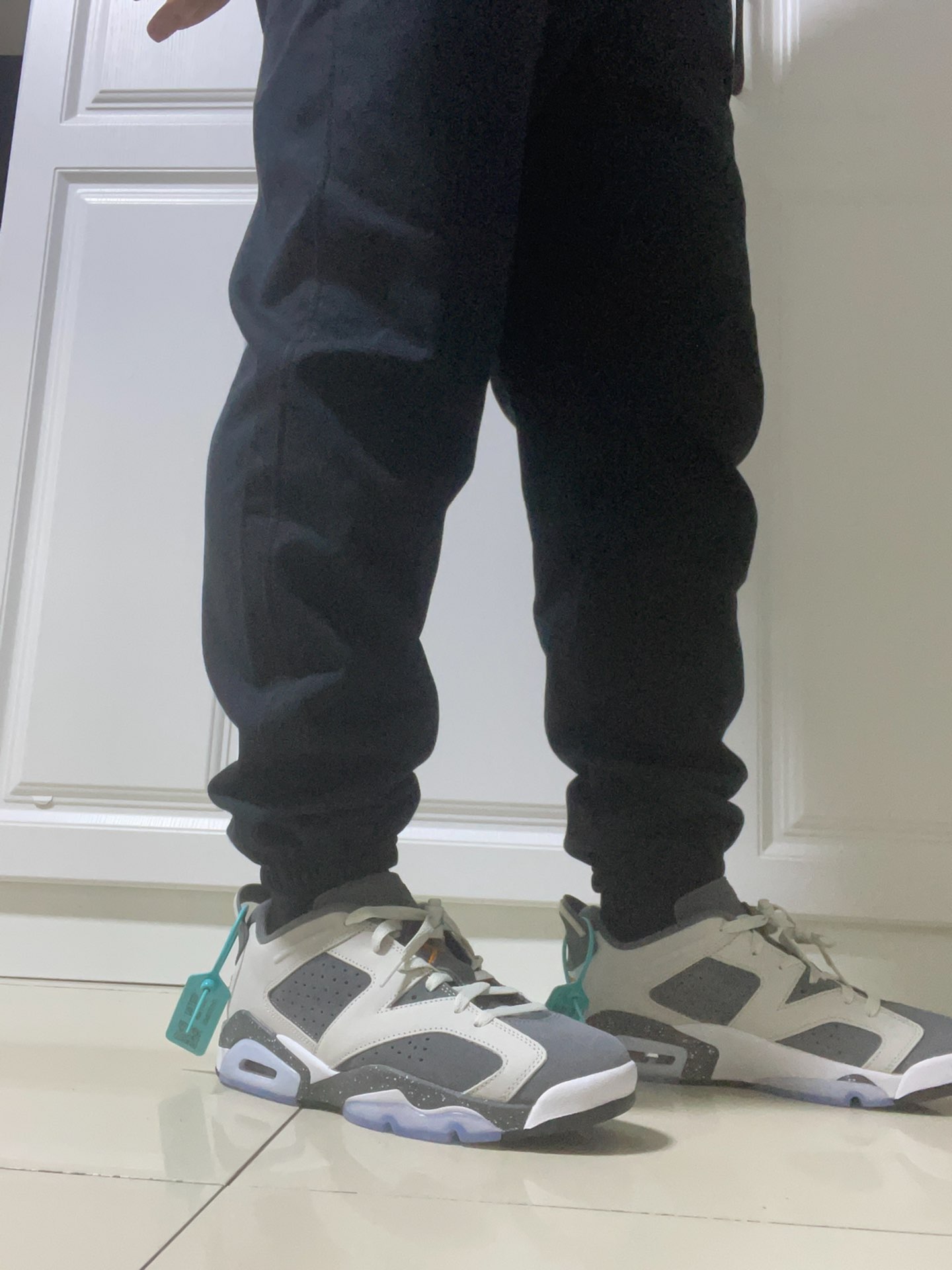 custom review-Jordan Air Jordan 6 Low 'PSG' Paris Saint Germain Low Топ Винтажные баскетбольные кроссовки Мужской Серый Белый