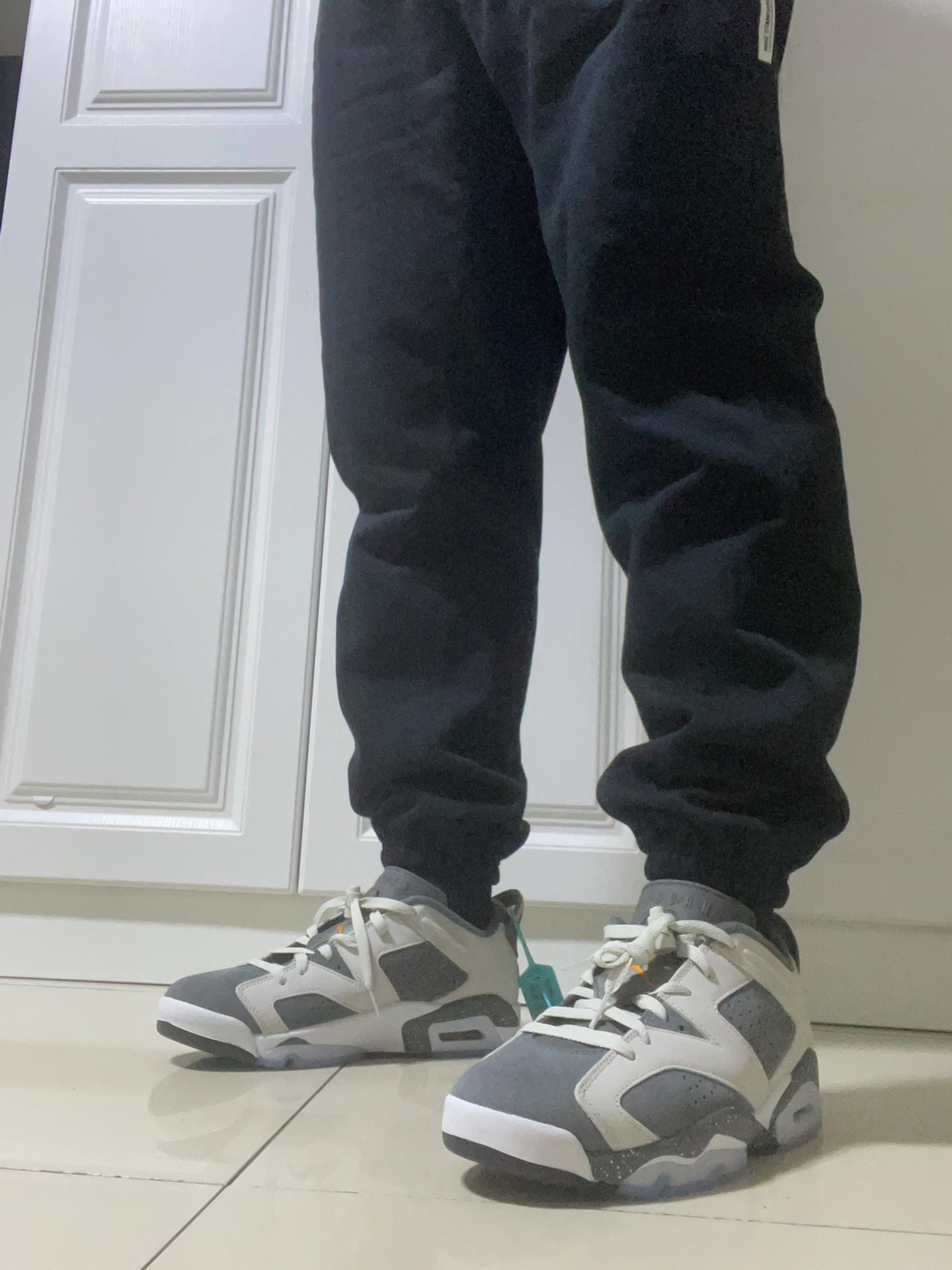 custom review-Jordan Air Jordan 6 Low 'PSG' Paris Saint Germain Low Топ Винтажные баскетбольные кроссовки Мужской Серый Белый