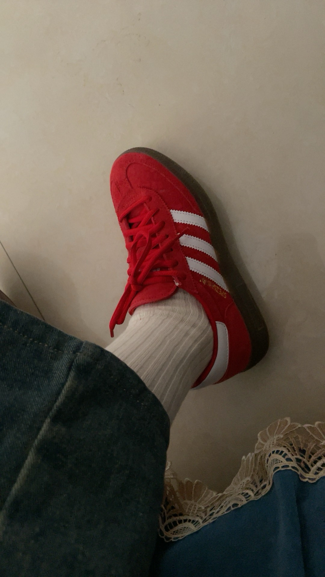 custom review-Adidas Handball Spezial Scarlet Gum
