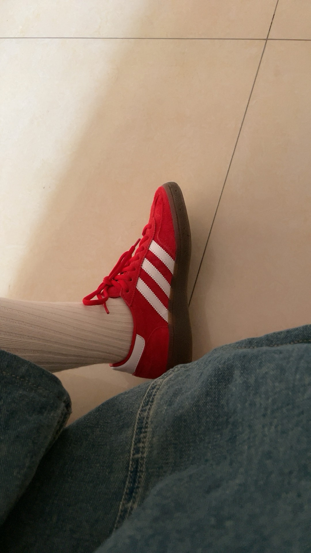 custom review-Adidas Handball Spezial Scarlet Gum