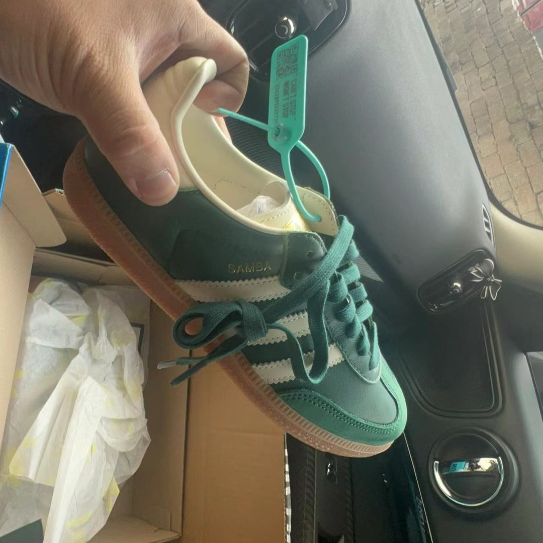 custom review-Adidas Samba OG Collegiate Green Women's