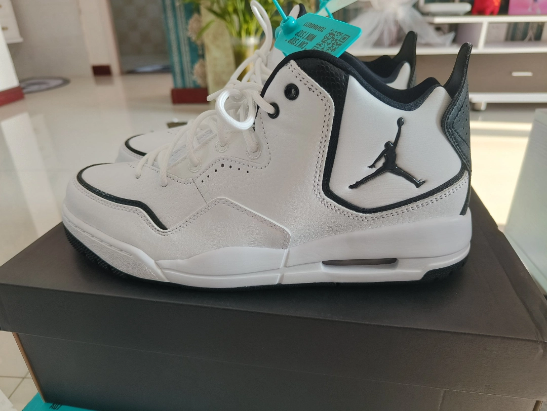 custom review-Джордан Courtside 23 Устойчивый к истиранию MID Топ Винтажные баскетбольные кроссовки Мужской Белый