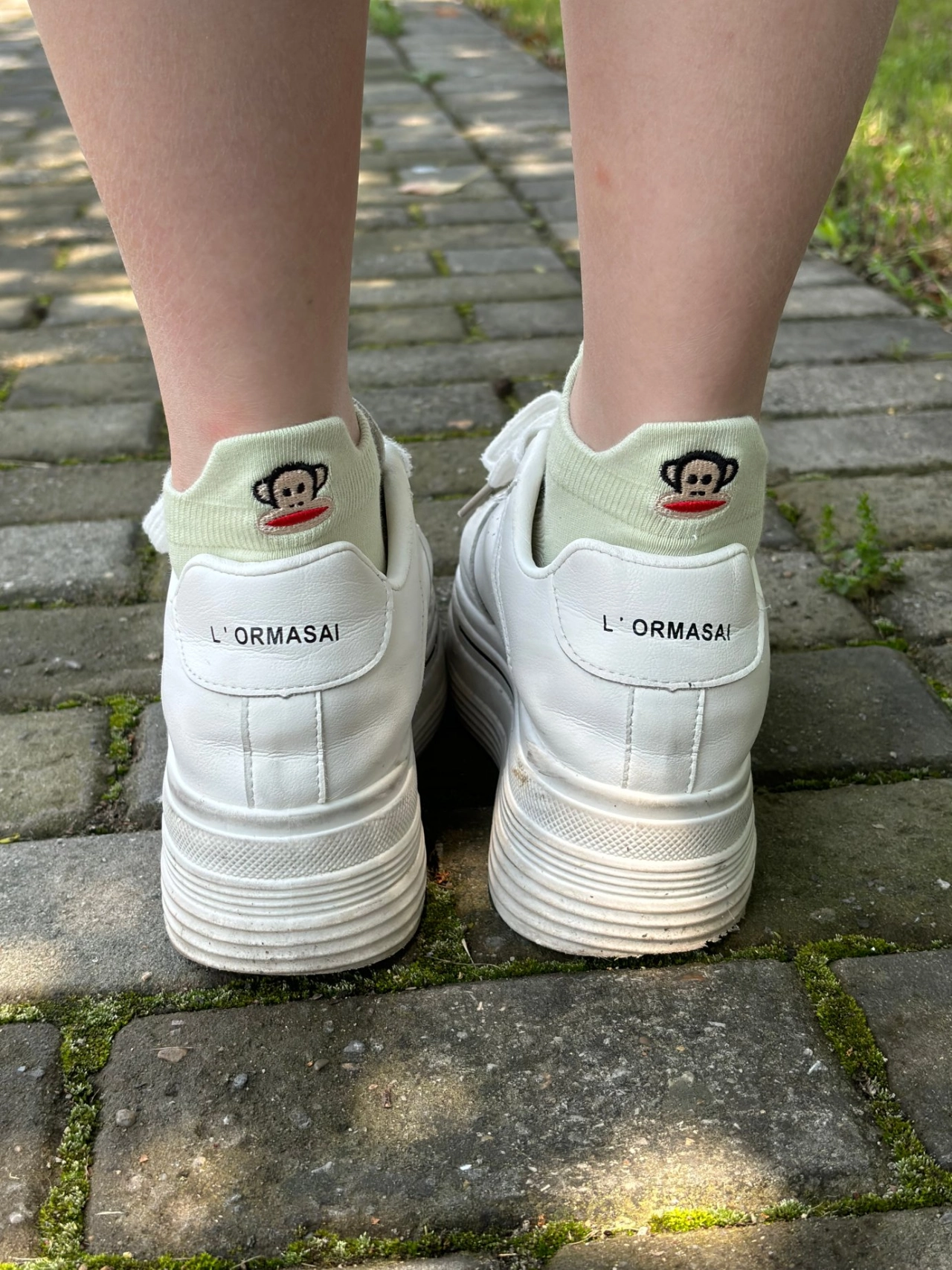 520大嘴猴短袜 ～脚汗大的有福了