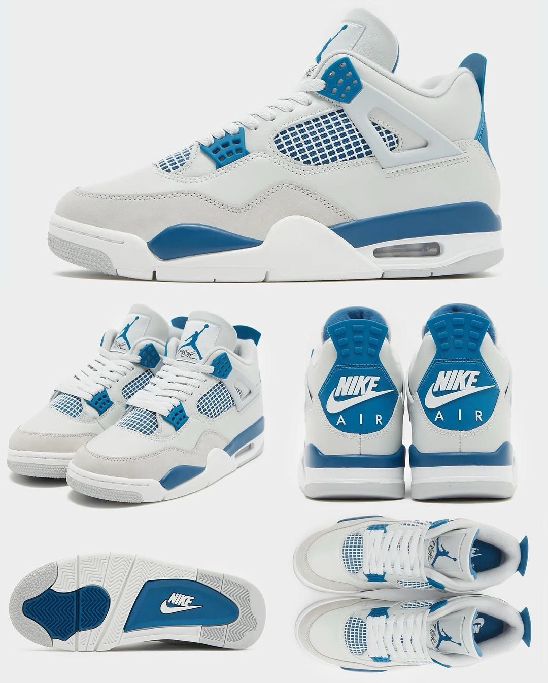 aj4白蓝 蓝色太丑了❓