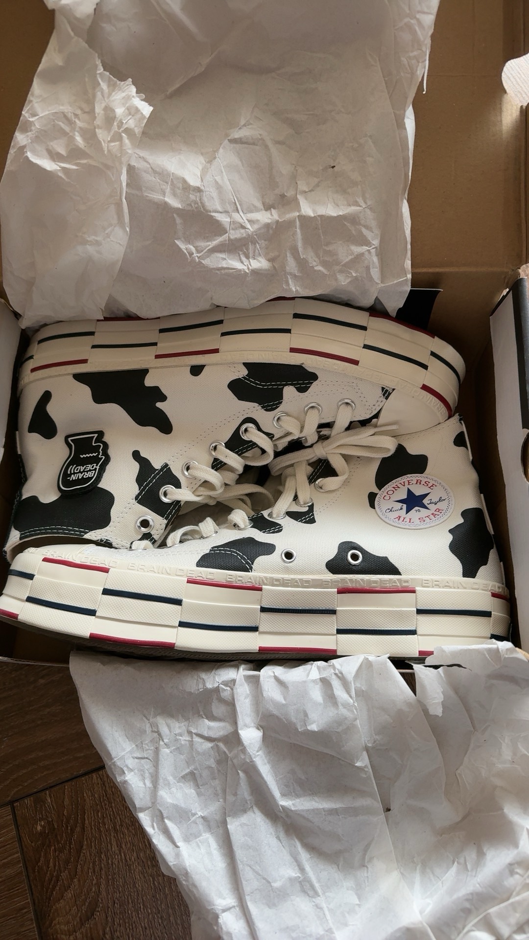 custom review-Brain Dead x Converse Chuck TAYLOR All Star 1970s Устойчивость к истиранию Покрытие Амортизация Поддержка Высокие Кеды