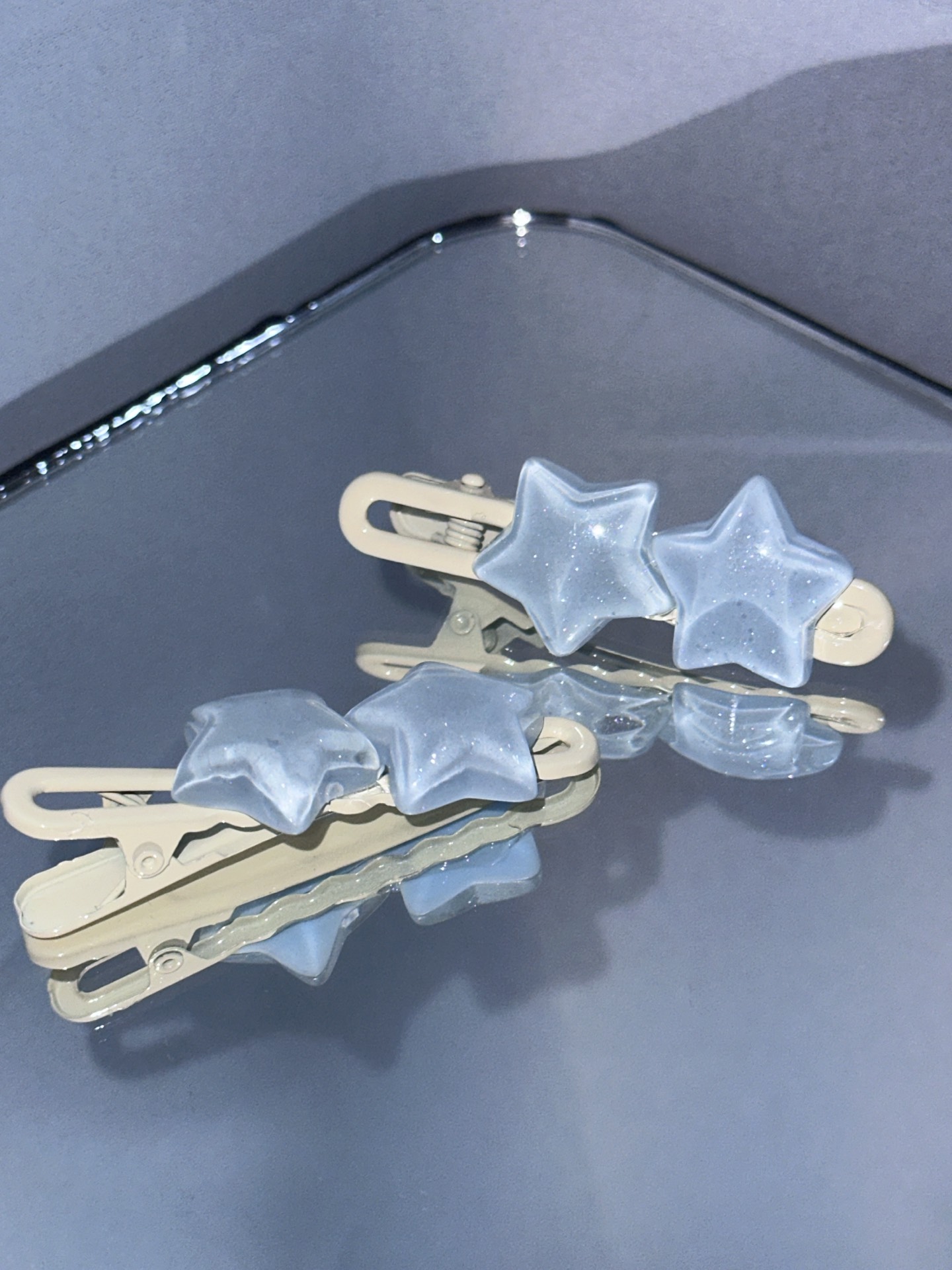 可爱的星星发卡