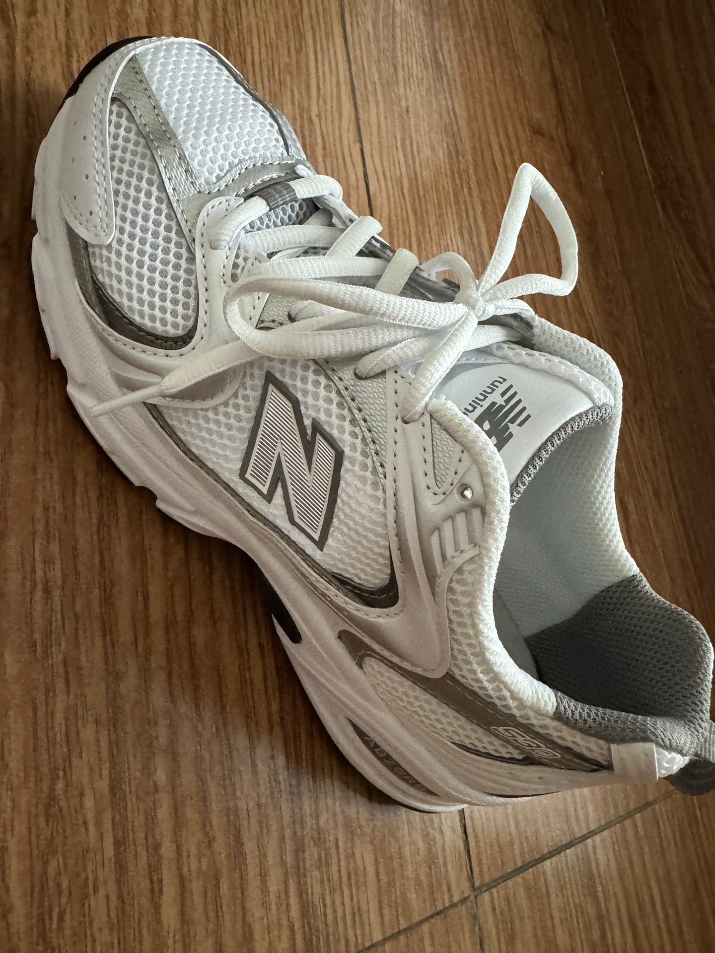 custom review-New Balance 530 White Silver Metallic