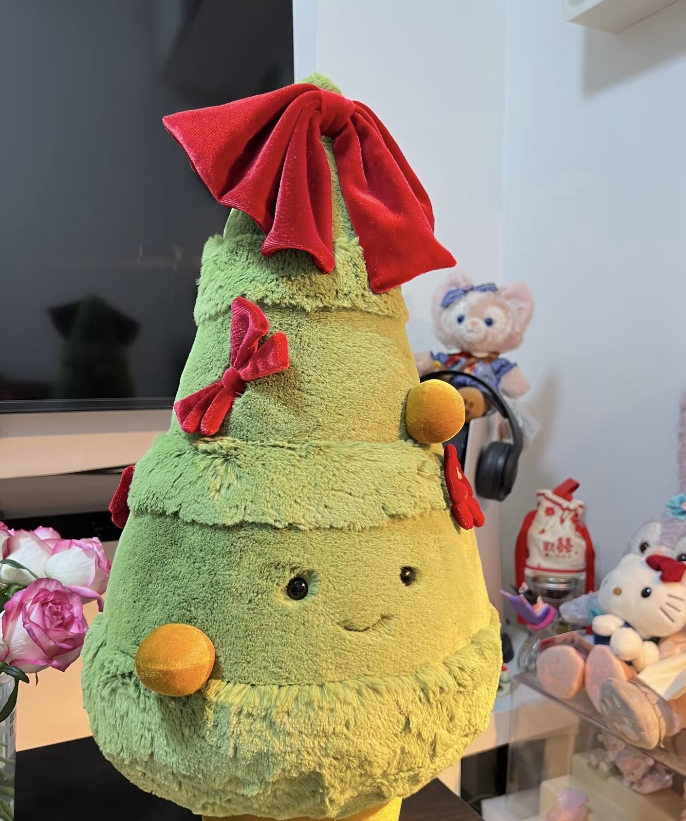 custom review-JELLYCAT Рождественская серия Декоративные рождественские деревья Уют и гармония Кукла Плюшевая кукла 55 см Длина тела