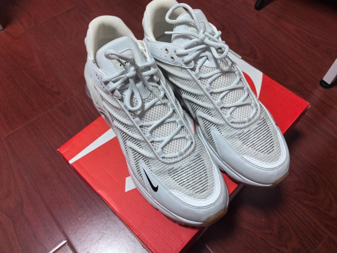 custom review-Nike Air Max TW Устойчивый к истиранию Низкий Топ Casual Мужской Белый Черный