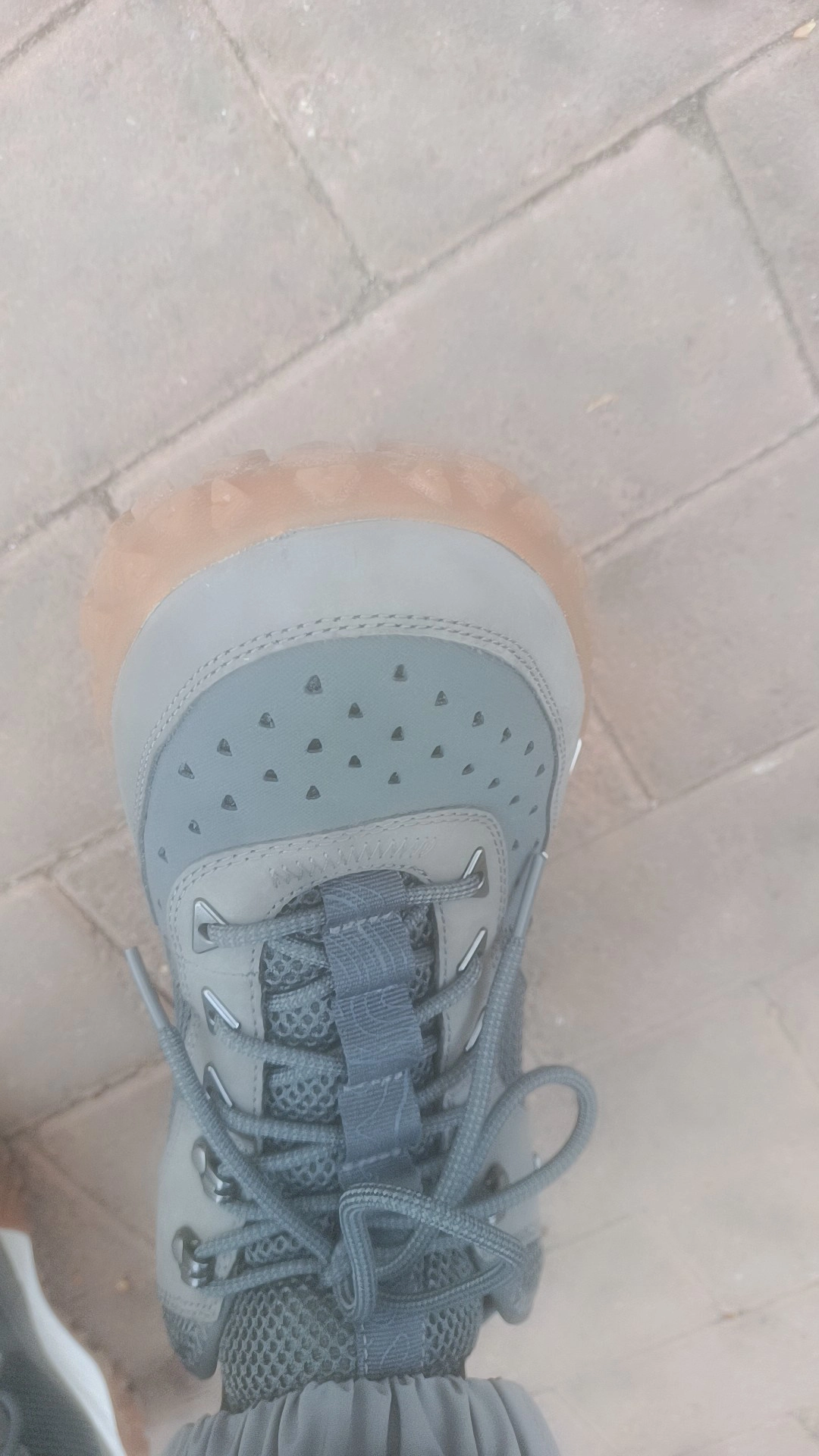 custom review-Timberland Motion 6 Slip-Resistant MID Топ Походная обувь Мужская Серый