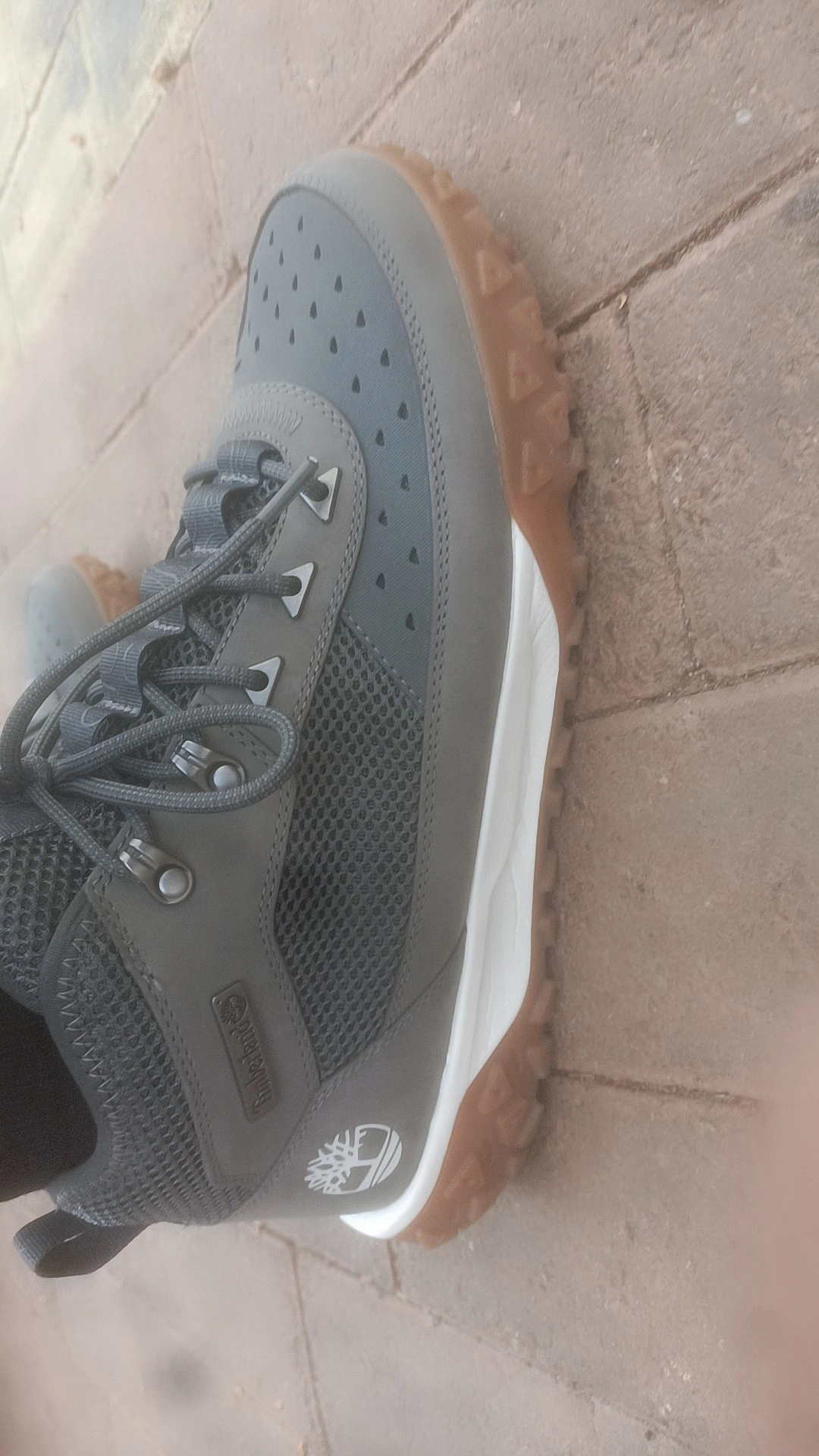 custom review-Timberland Motion 6 Slip-Resistant MID Топ Походная обувь Мужская Серый