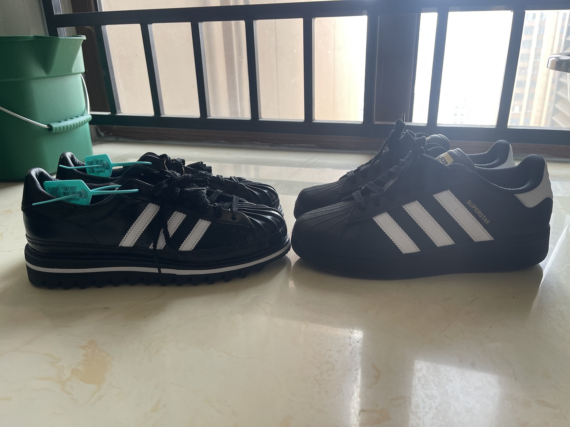 custom review-CLOT x Adidas Originals SUPERSTAR Устойчивые к истиранию Дышащие Низкие Кроссовки для скейтбординга Унисекс Черные