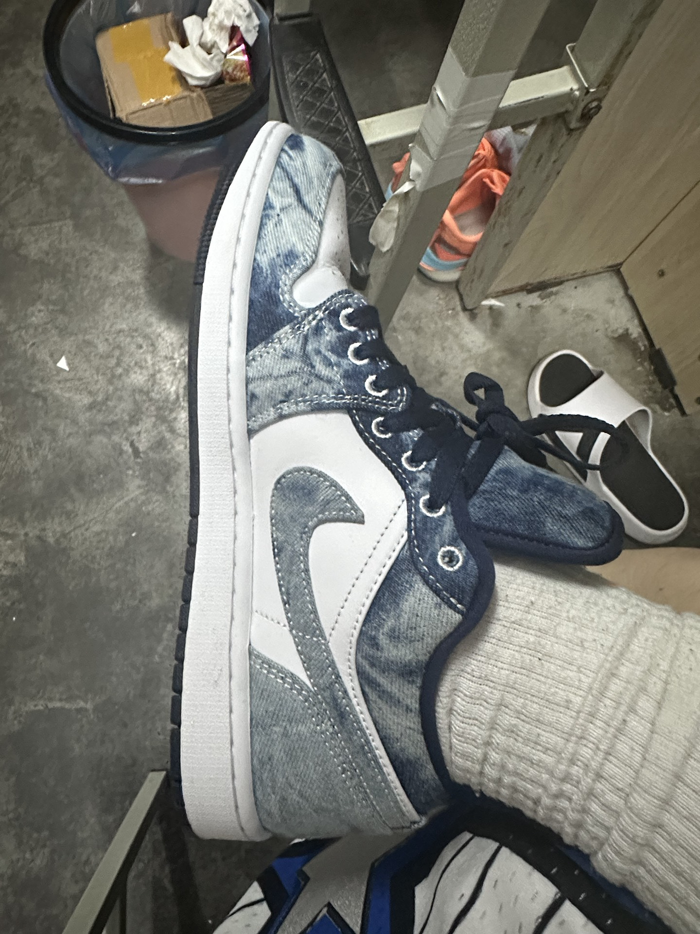 custom review-Jordan 1 Low Washed Denim