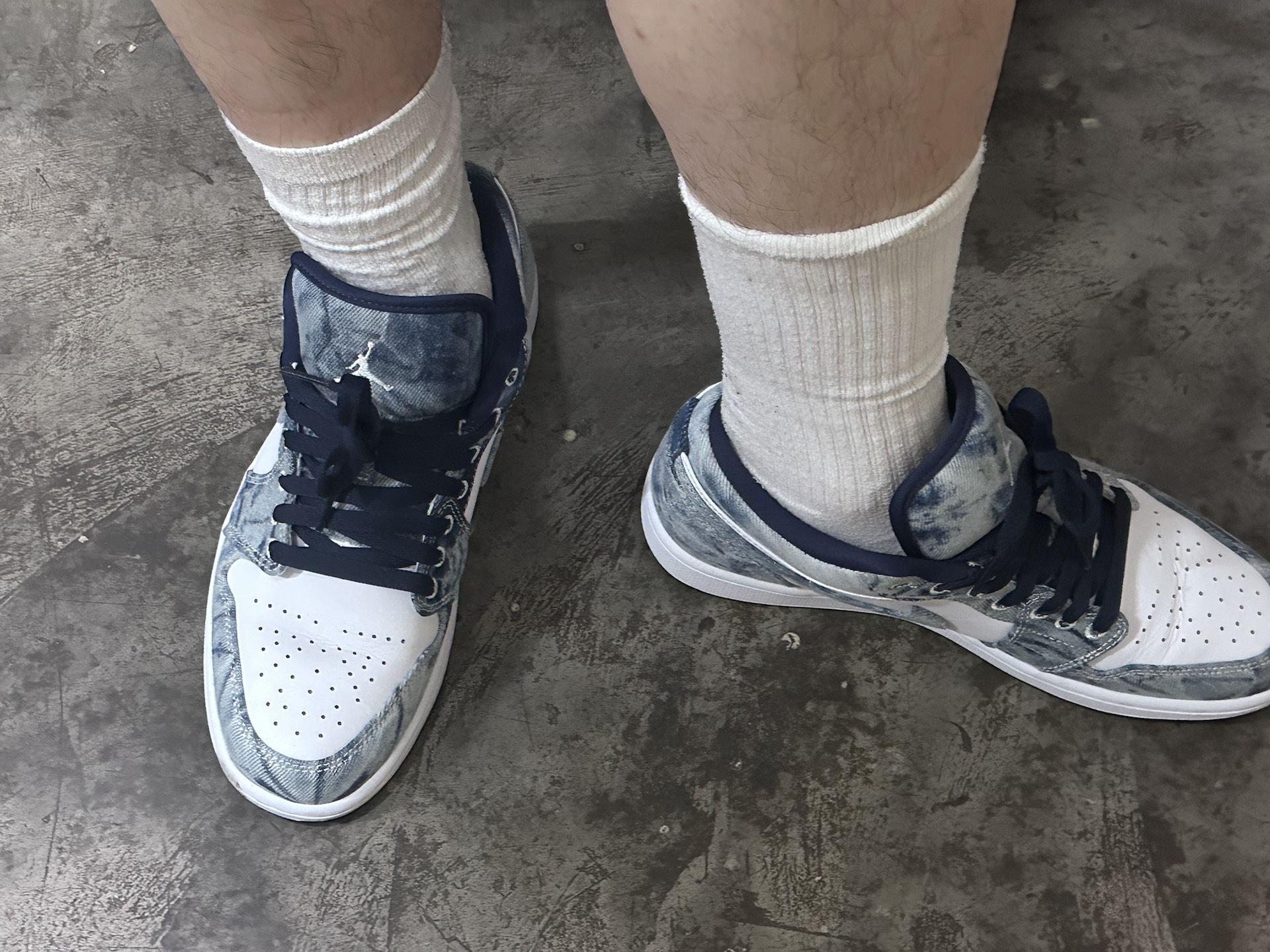 custom review-Jordan 1 Low Washed Denim