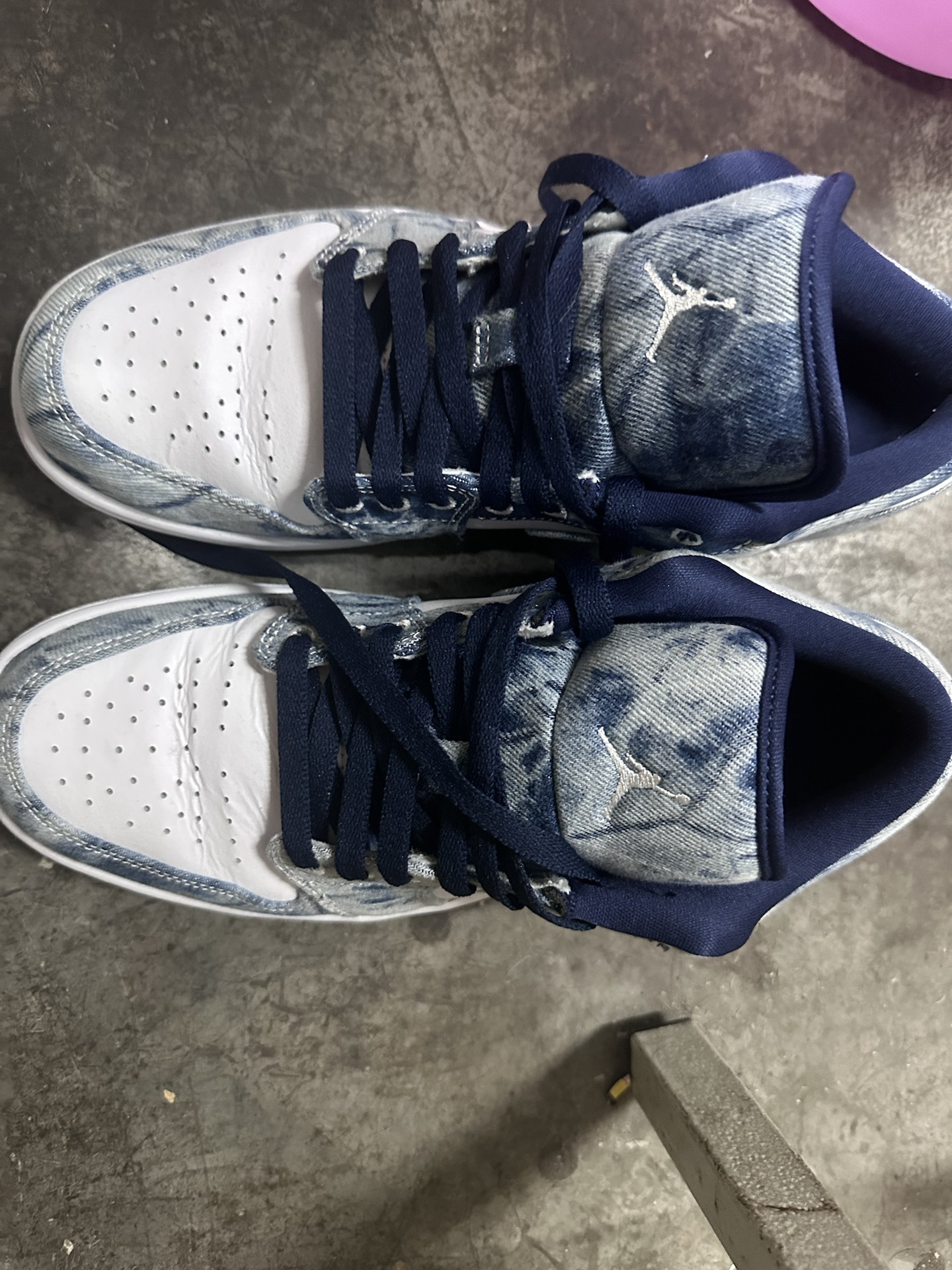 custom review-Jordan 1 Low Washed Denim