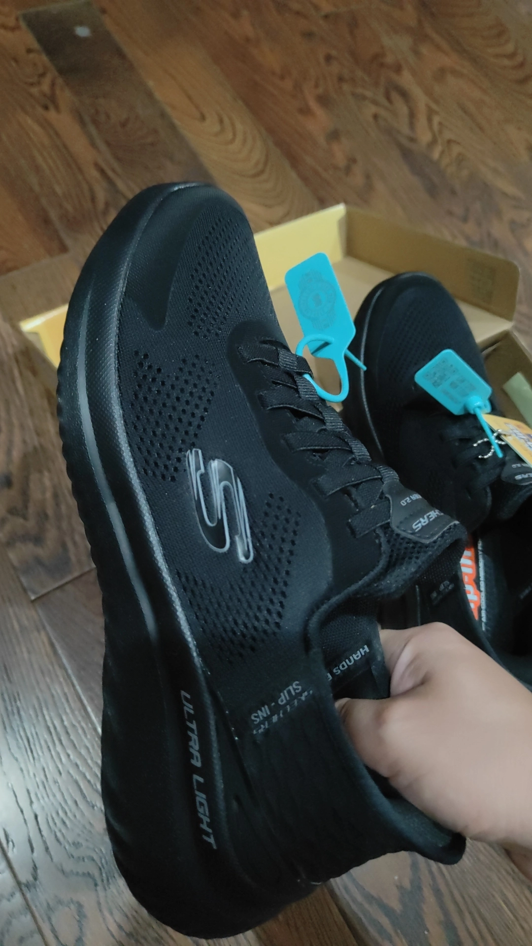 custom review-Skechers BOUNDER 2,0 Износостойкие Дышащие Низкие Беговые кроссовки Мужские Черные