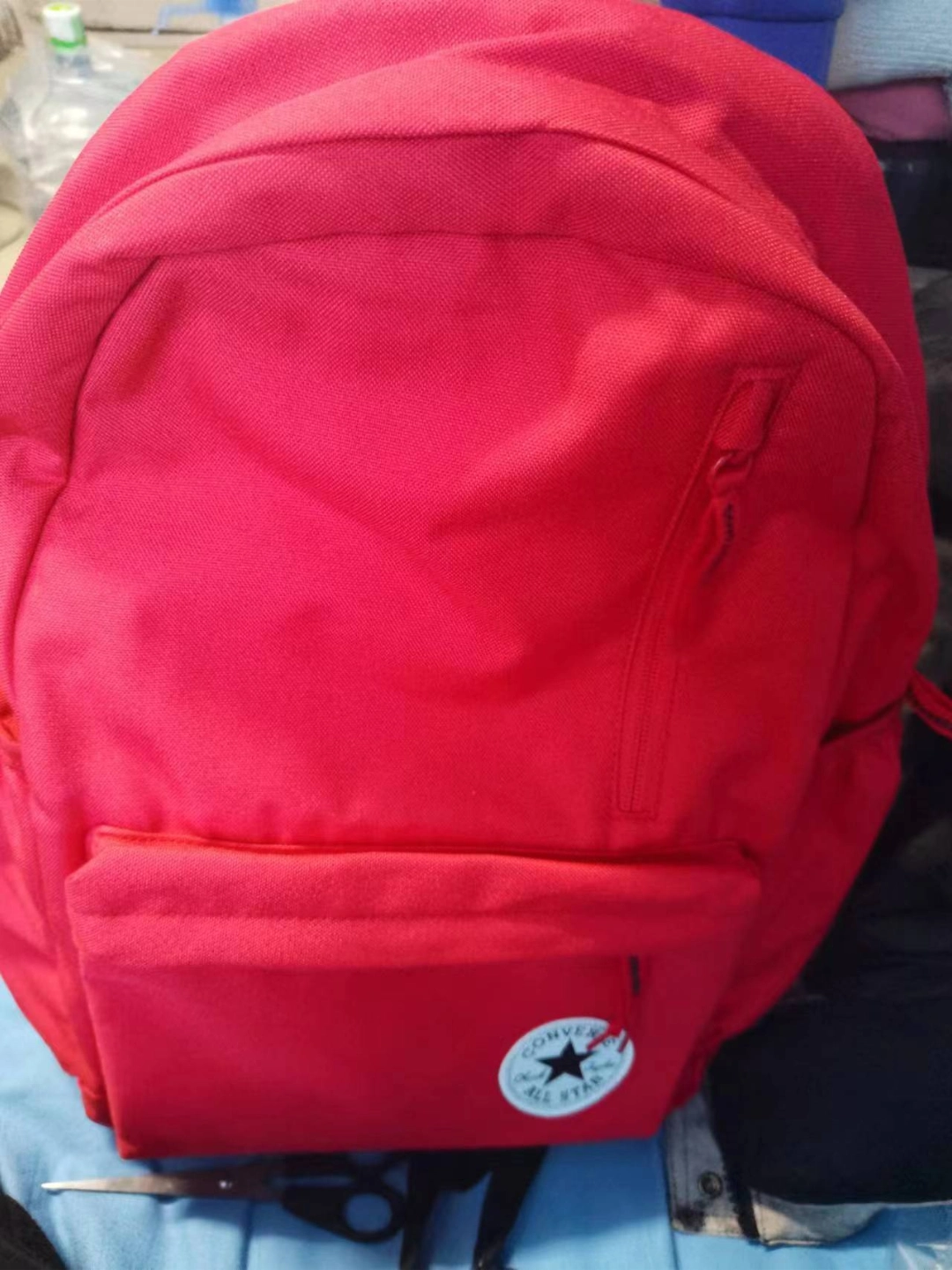 custom review-Converse Polyester Backpack Medium Preppy Red Конверс Полиэстер Рюкзак Средний Преппи Красный