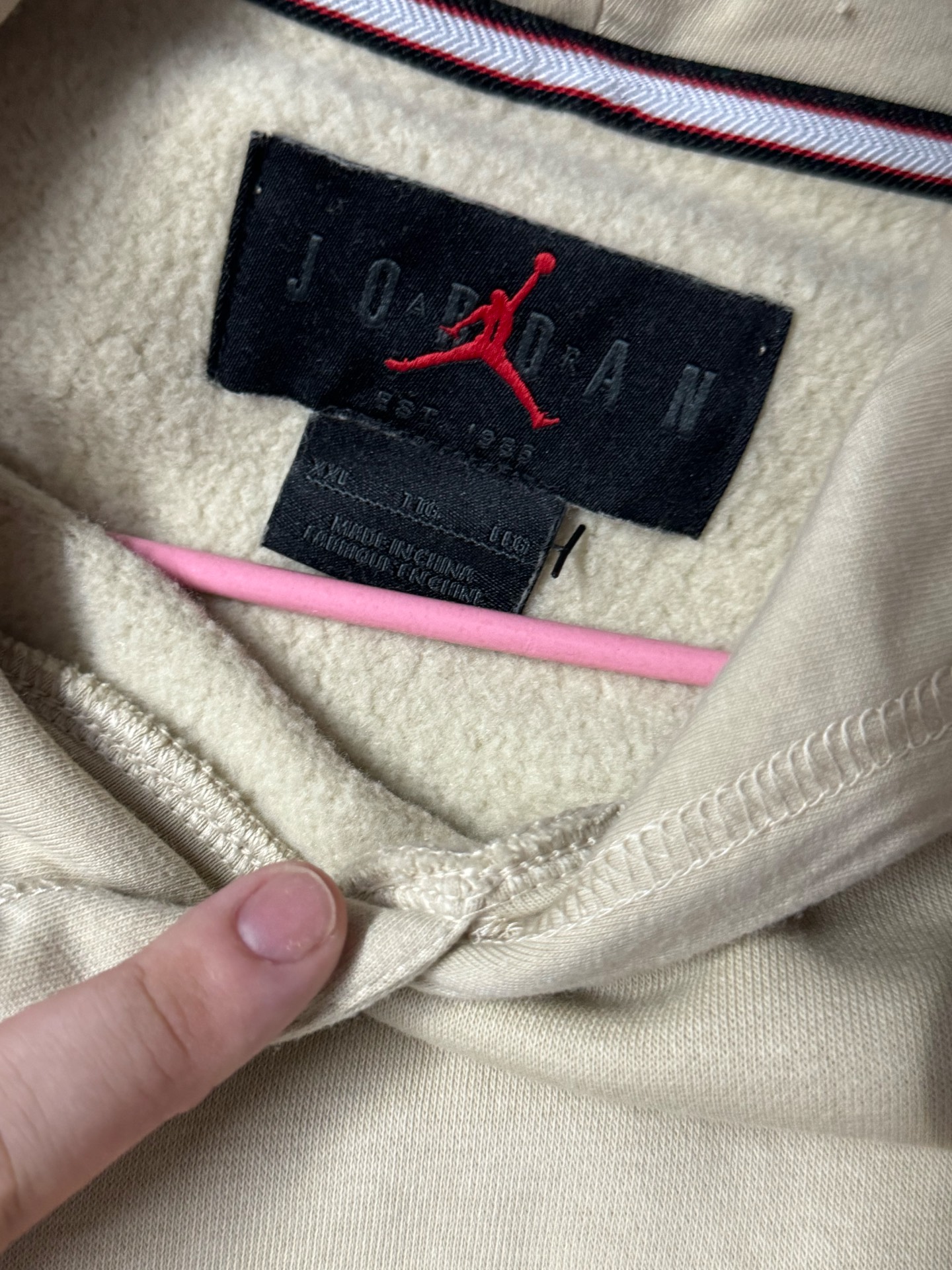 custom review-Джордан Свитшот Мужской Абрикос