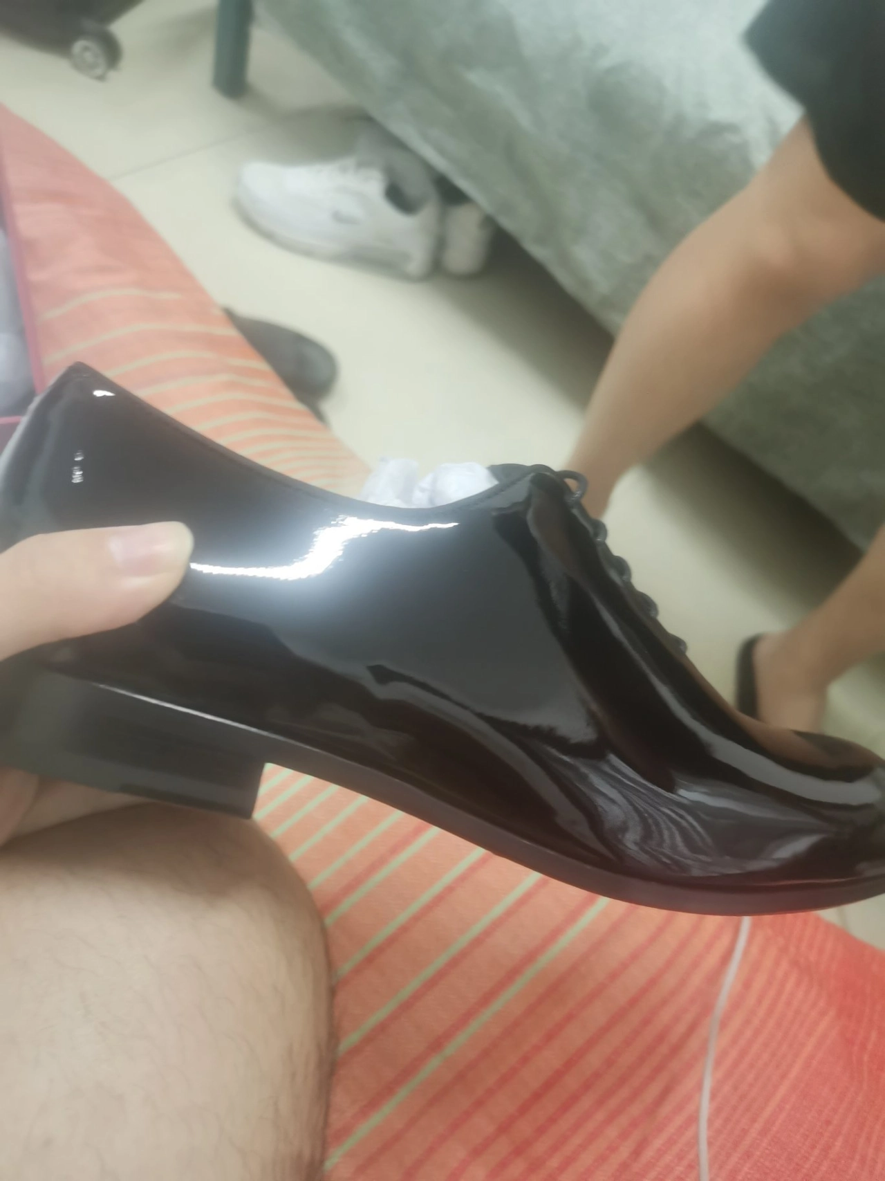 custom review-THOM WILLS Туфли из крупнозернистой текстуры коровьей кожи мужские черные