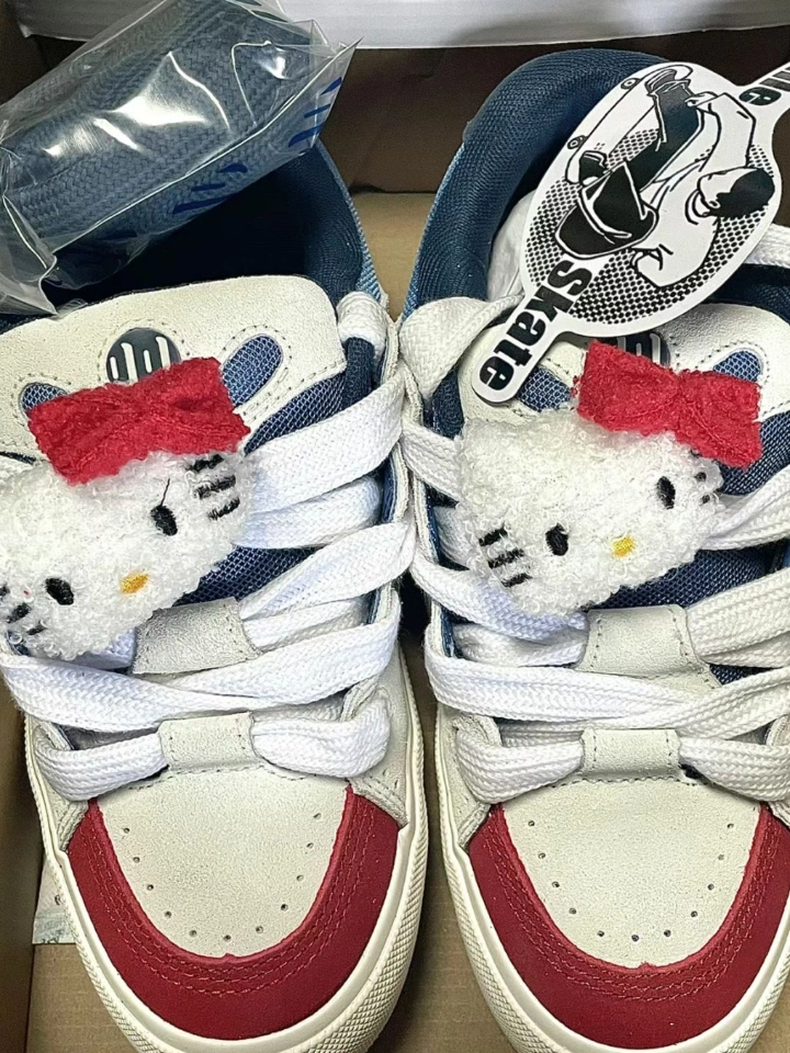 custom review-Ollieskate Slip-resistant Abrasion-resistant Скейтборд Кроссовки Унисекс Белый Красный Синий