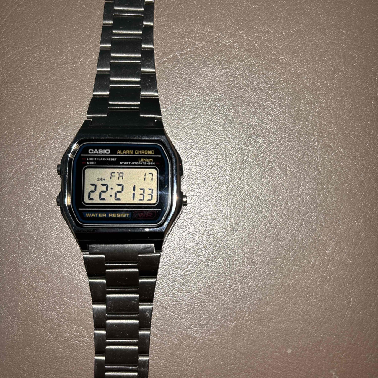 卡西欧 standard系列 经典方块防水手表 a158wa