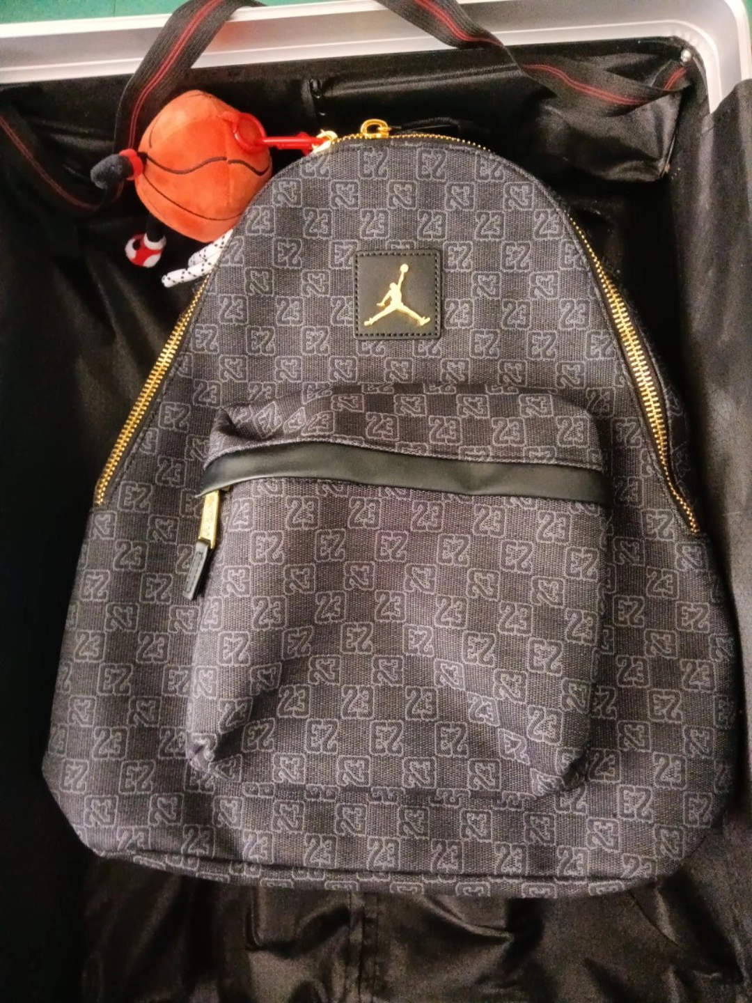 custom review-Jordan Polyester Backpack Standard Unisex Black Джордан Полиэстер Рюкзак Стандартный Унисекс Черный