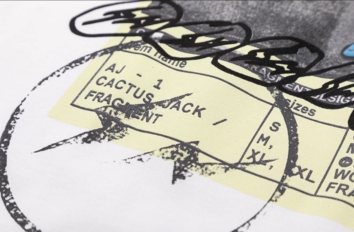 custom review-Travis Scott T-Shirt Мужской Белый